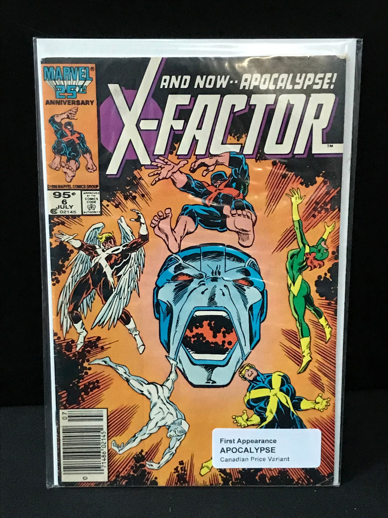 X-FACTOR #6 1ST APPEARANCE OF APOCALYPSE - MARVEL COMICS (1 of 1)