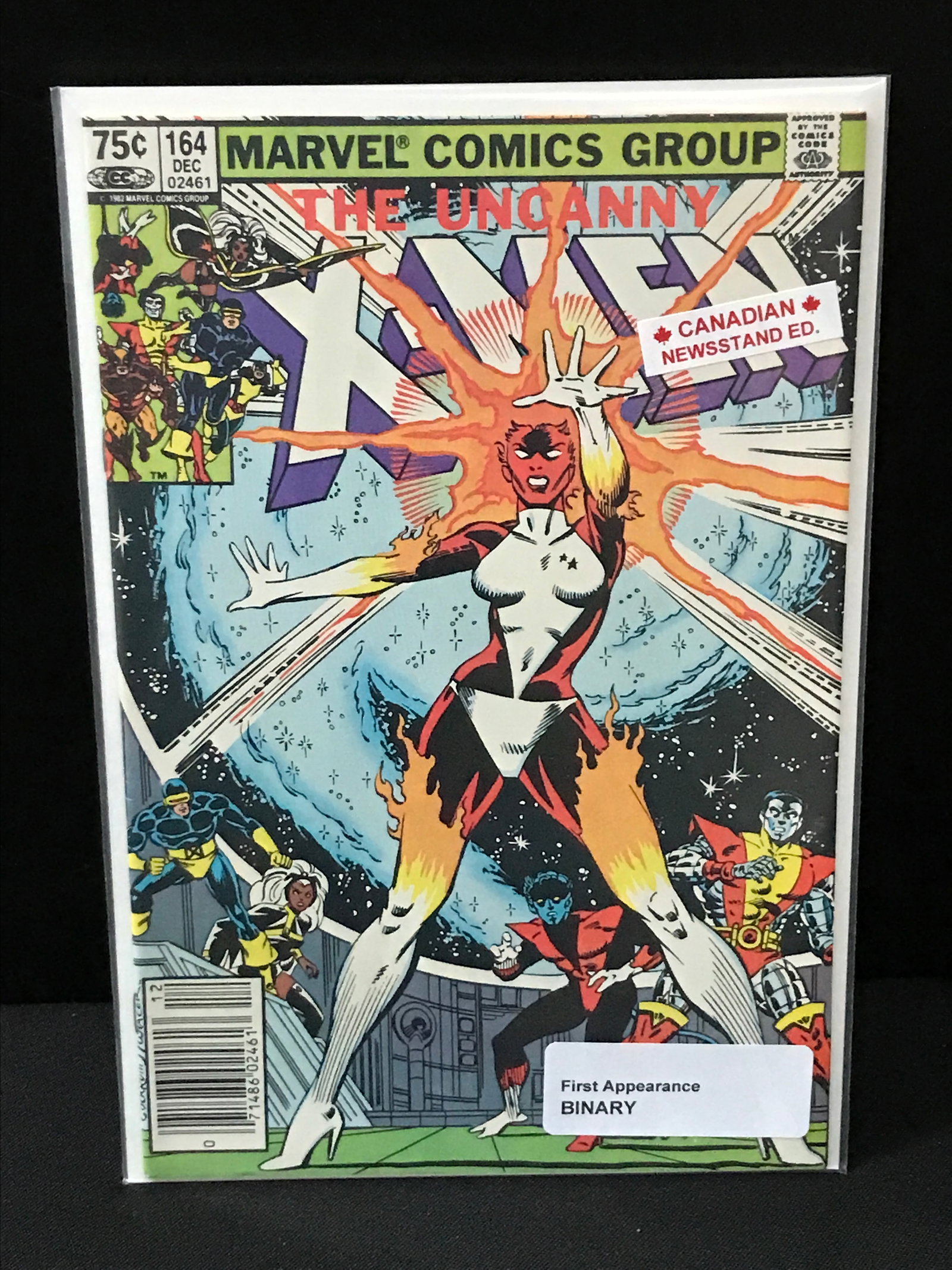 THE UNCANNY X-MEN #164 1ST APPEARANCE BINARY - MARVEL COMICS: Prices are in Canadian dollars
