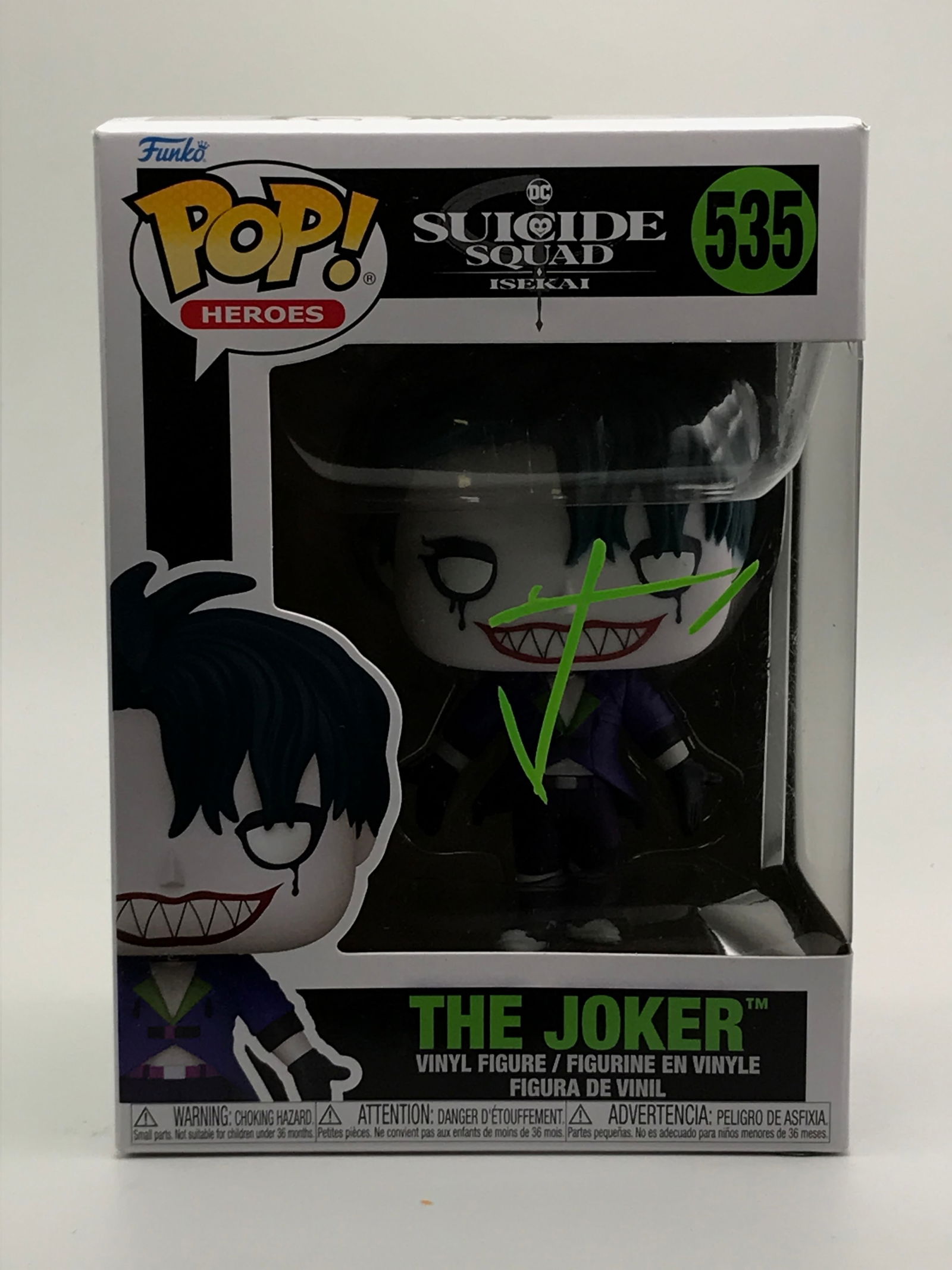 JARED LETO SIGNED JOKER FUNKO POP - KB COA (1 of 2)