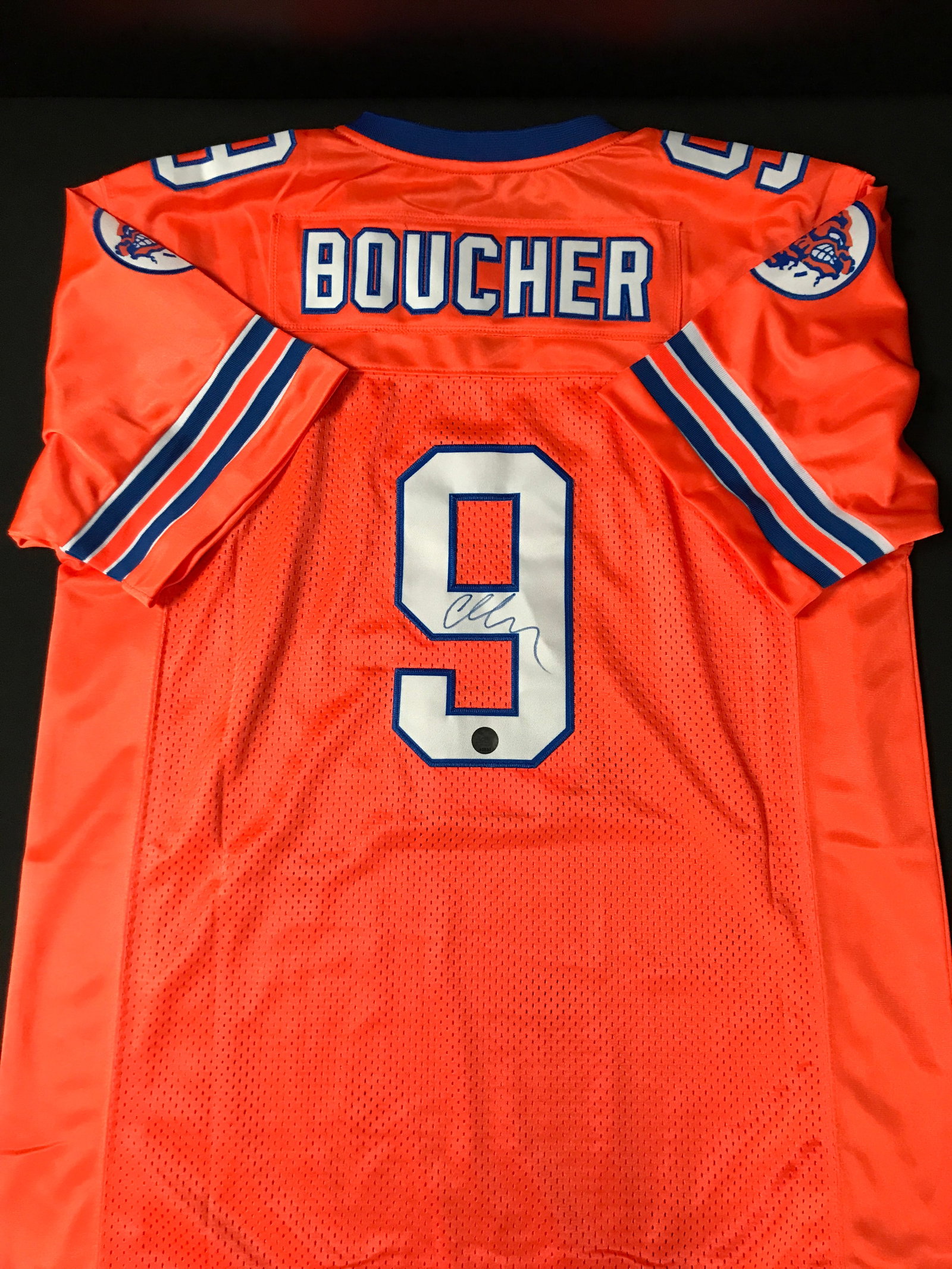 Adam Sandler SIGNED BOBBY BOUCHER WATERBOY JERSEY - KB COA: Prices are in Canadian dollars
