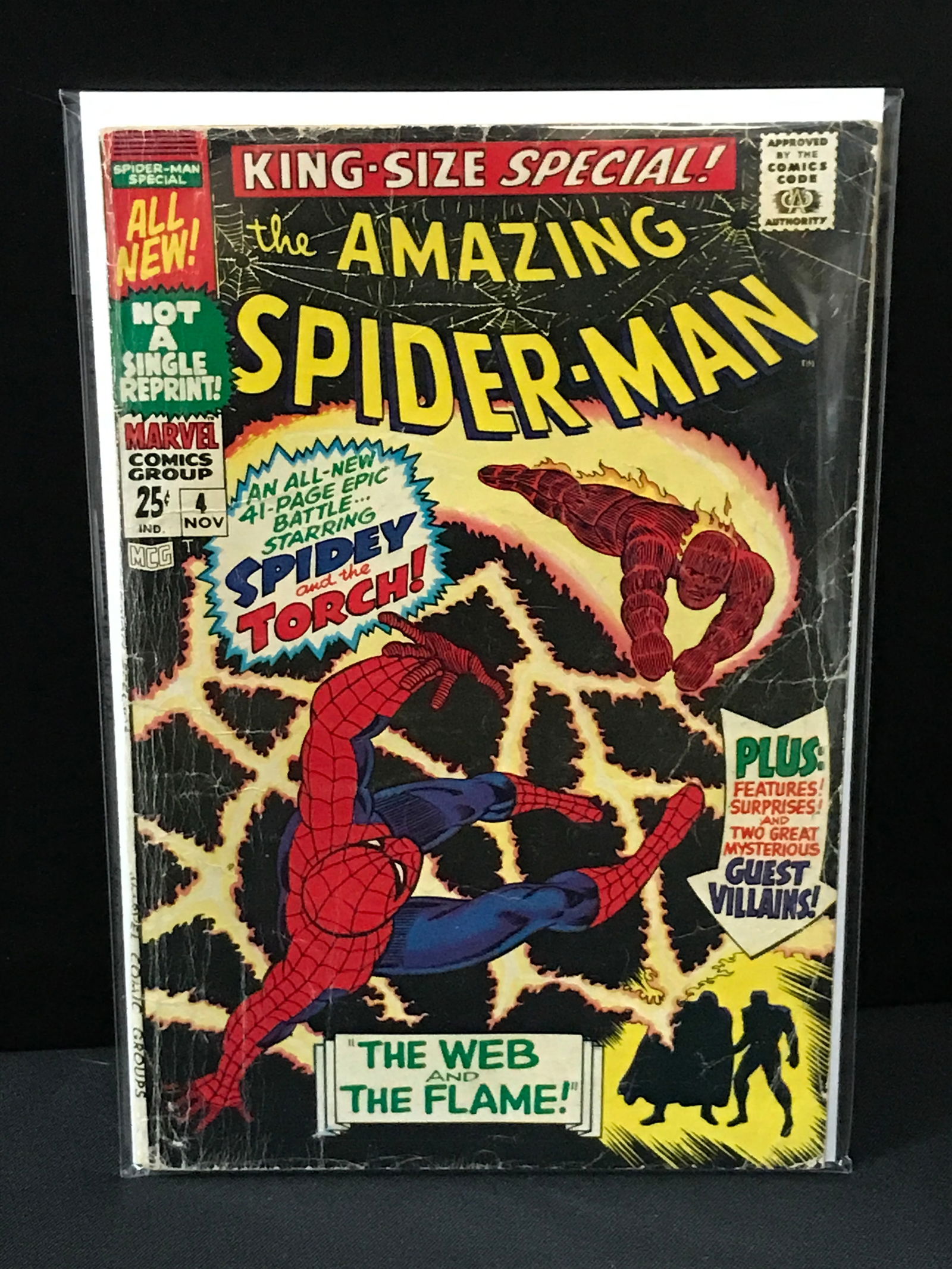 THE AMAZING SPIDERMAN KING SIZED ANNUAL #4 - MARVEL COMICS (1 of 1)
