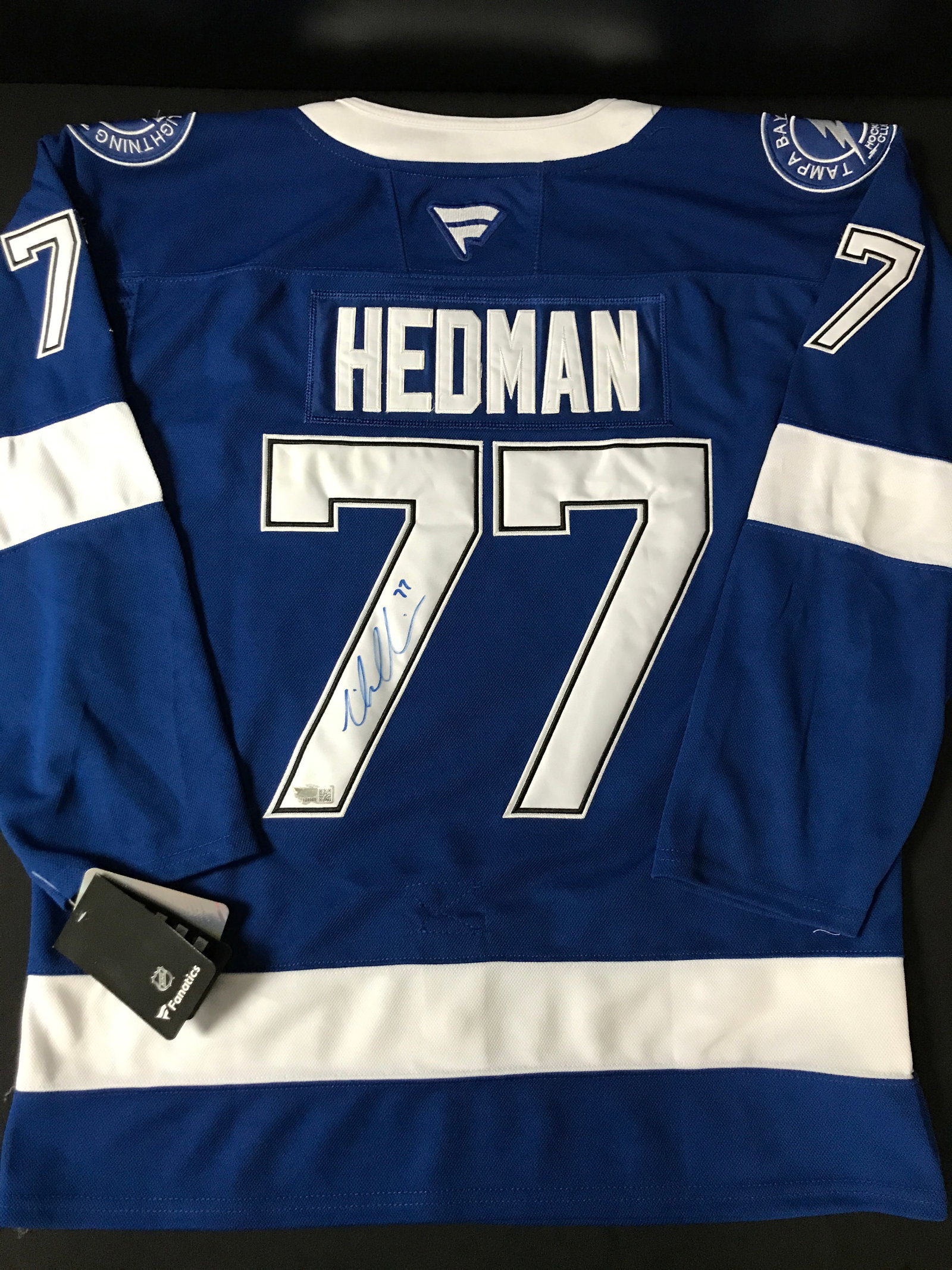 VICTOR HEDMAN SIGNED TAMPA BAY LIGHTENING JERSEY - ACE COA: Prices are in Canadian dollars