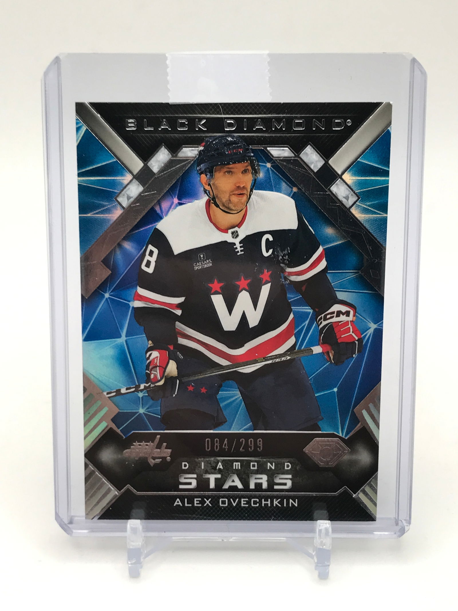 2022-23 UPPER DECK ALEX OVECHKIN BLACK DIAMOND 084/299: Prices are in Canadian dollars