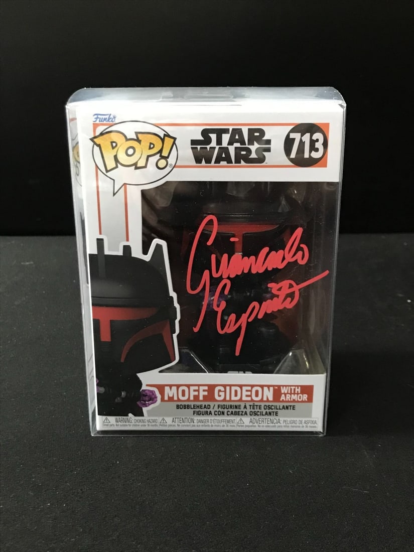 GIANCARLO ESPOSITO SIGNED MOFF GIDEON STAR WARS FUNKO POP - WWOC COA: Prices are in Canadian dollars