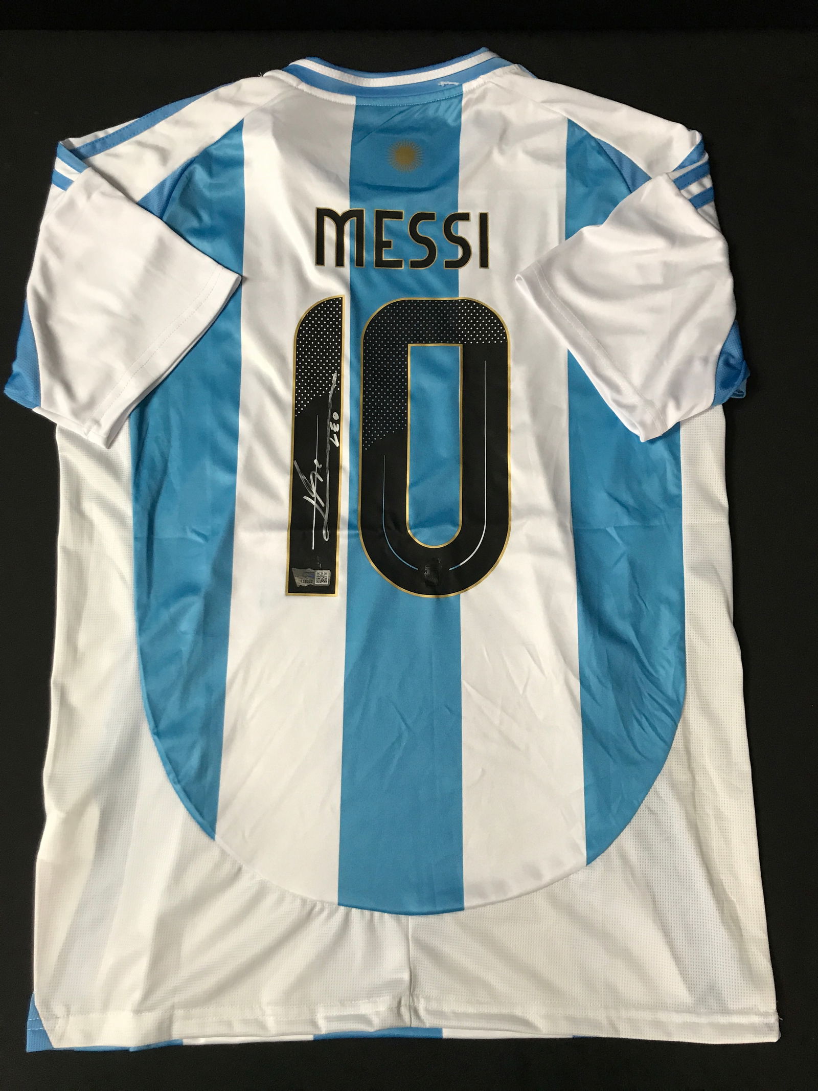 LIONEL MESSI SIGNED SOCCER JERSEY - ACE COA (1 of 3)