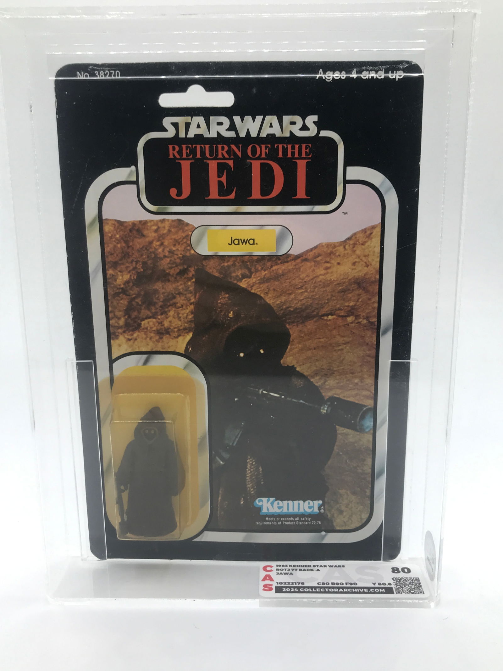 AFA GRADED 80 STAR WARS ROTJ JAWA 77 BACK (1 of 3)