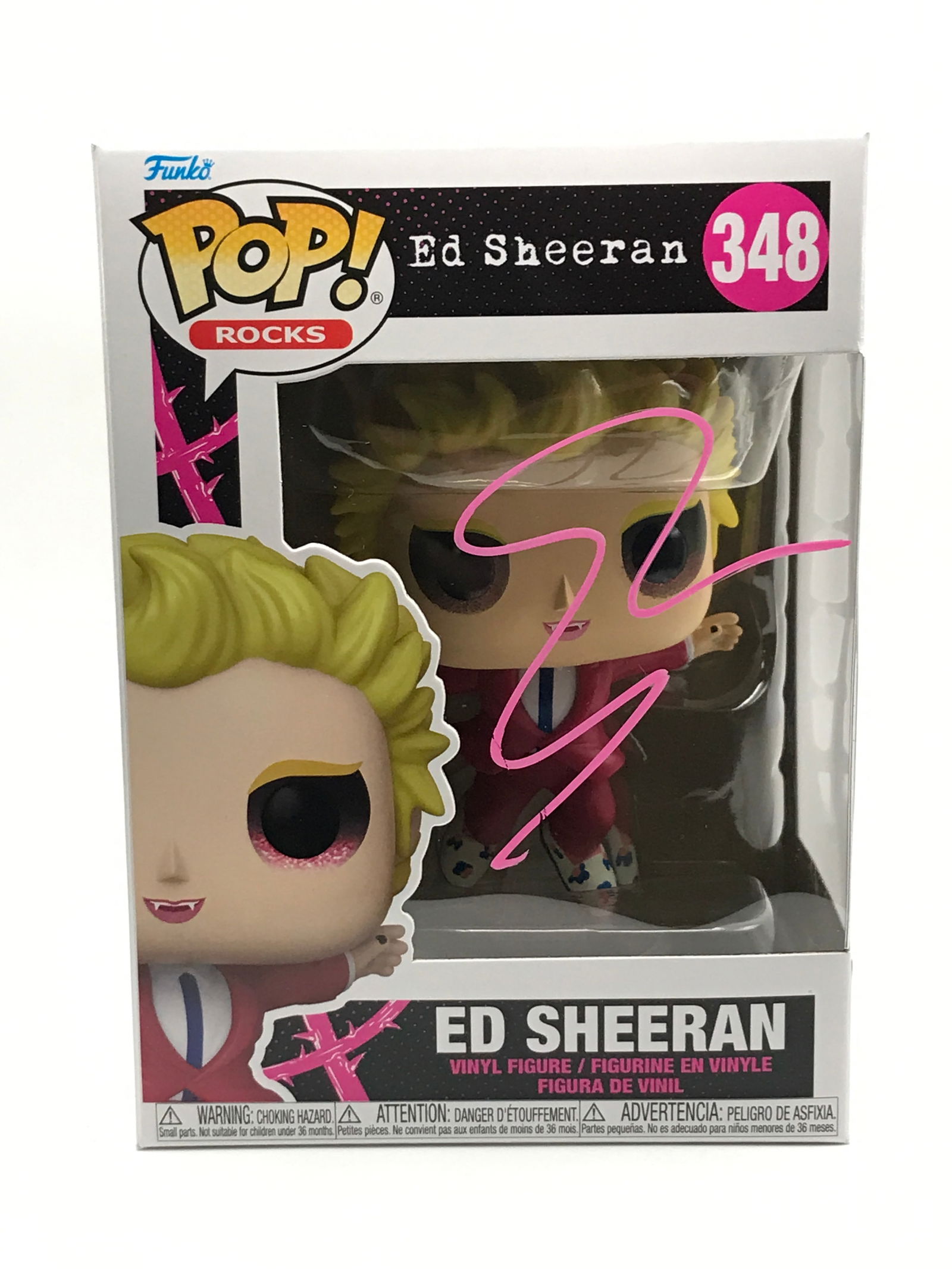 ED SHEERAN SIGNED FUNKO POP - KB COA (1 of 2)