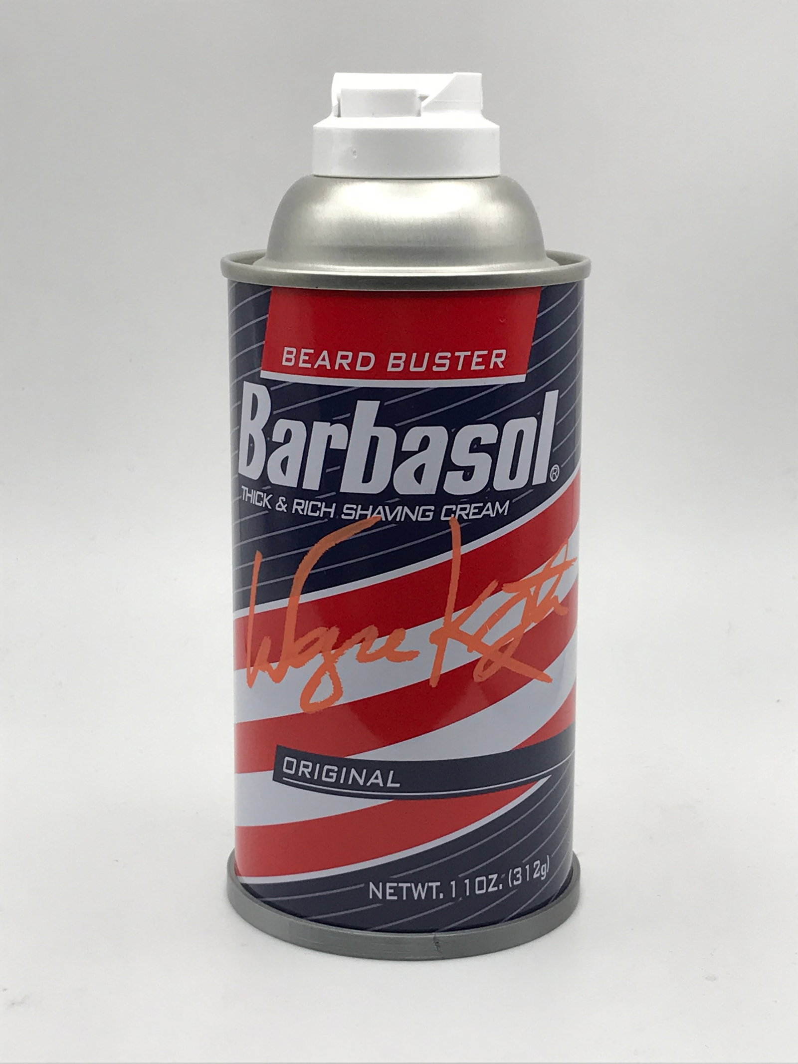 WAYNE KNIGHT SIGNED JURASSIC PARK PROP SHAVING CREAM CAN (KB COA): Prices are in Canadian dollars