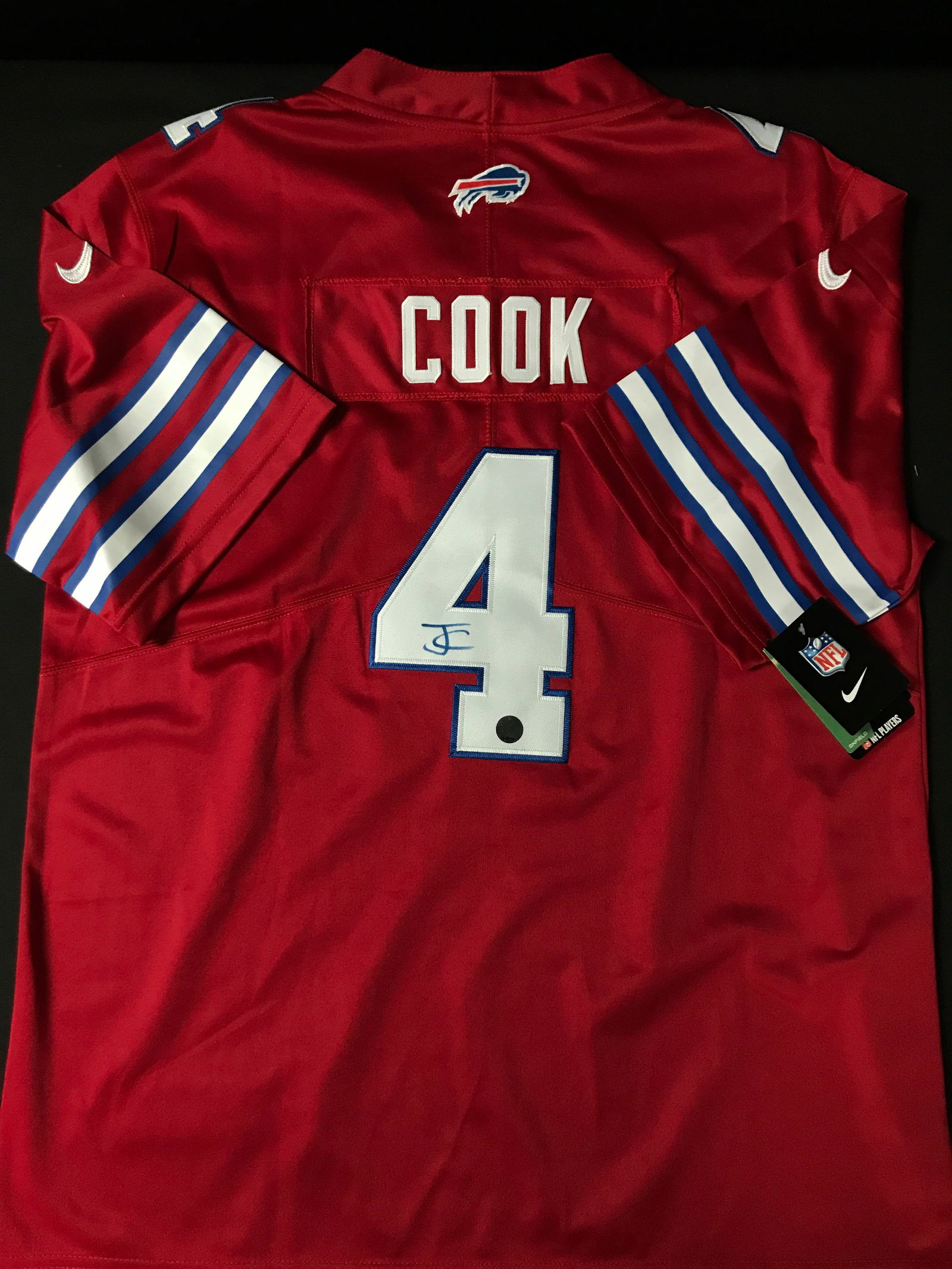 JAMES COOK SIGNED BUFFALO BILLS JERSEY - KB COA (1 of 3)
