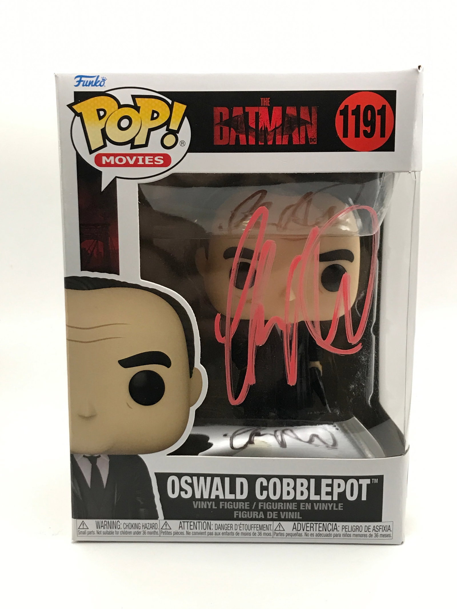 COLIN FARELL SIGNED OSWALD COBBLEPOT FUNKO POP - KB COA: Prices are in Canadian dollars