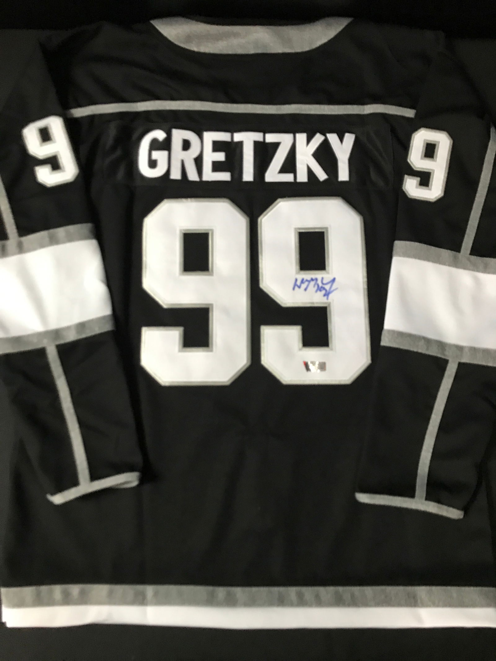WAYNE GRETZLY SIGNED Los Angeles KINGS JERSEY - ACE COA (1 of 3)