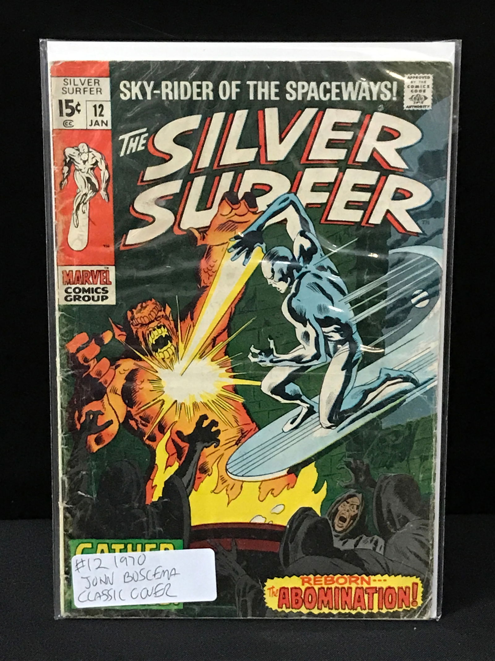 THE SILVER SURFER #12 (1970) - MARVEL COMICS (1 of 1)