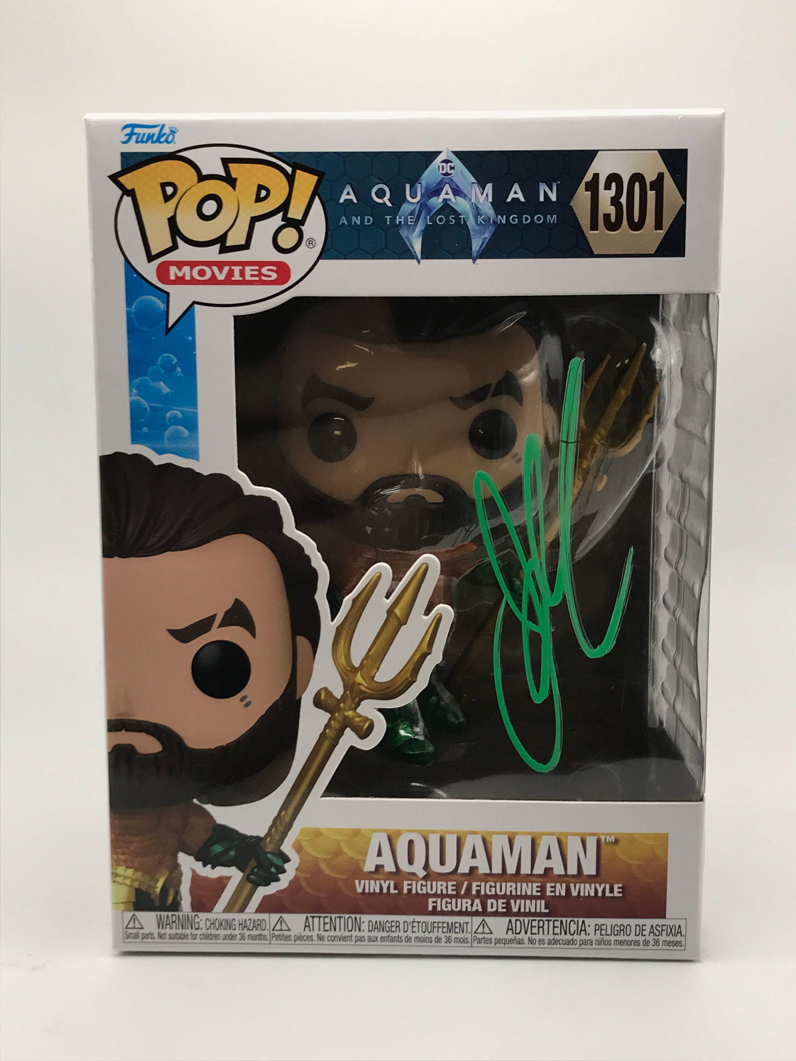 JASON MAMOA SIGNED AQUAMAN FUNKO POP - KB COA: Prices are in Canadian dollars