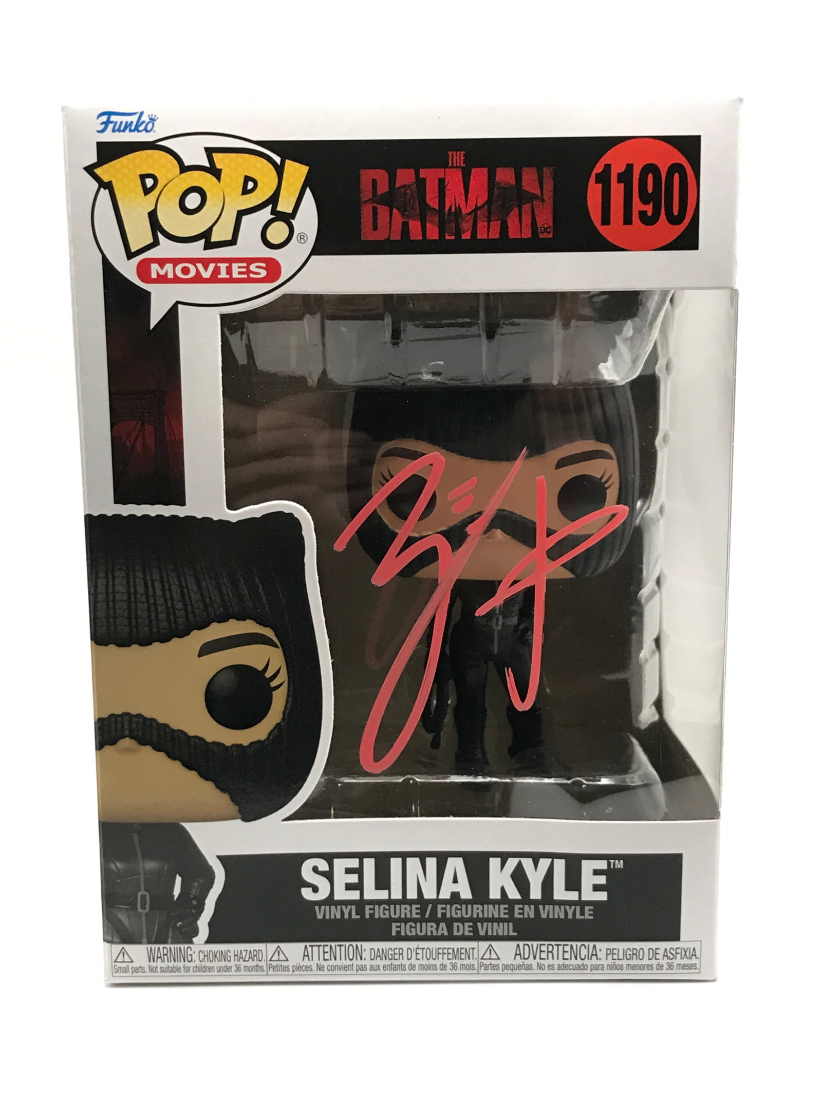 ZOE KRAVITZ SIGNED SELINA KYLE FUNKO POP - KB COA: Prices are in Canadian dollars