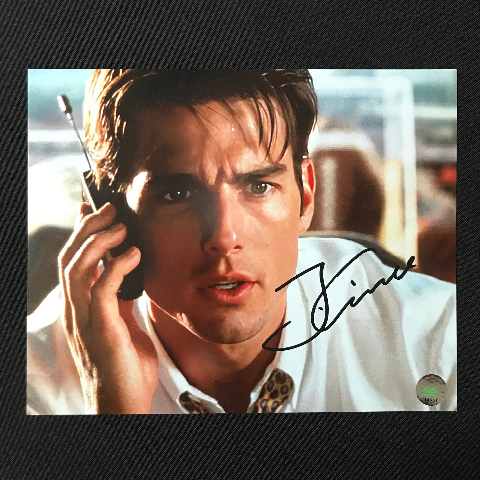 TOM CRUISE SIGNED JERRY MAGUIRE 8X10 - KB COA: Prices are in Canadian dollars