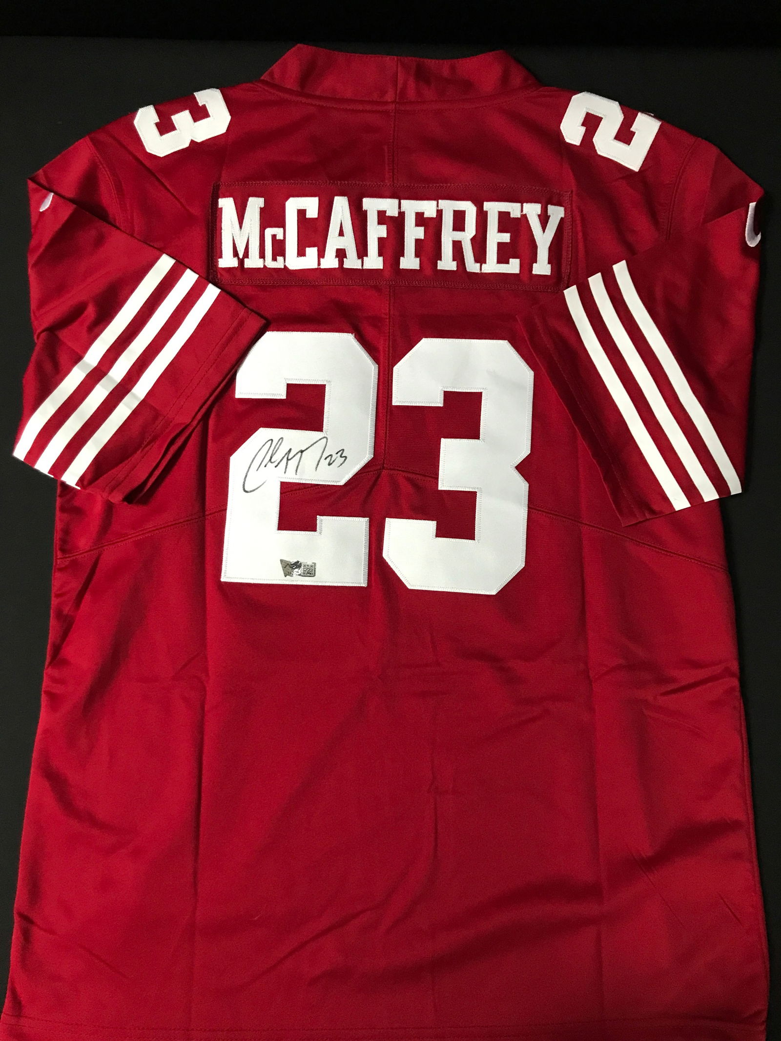 Christian McCaffrey SIGNED San Francisco 49ers JERSEY - ACE COA (1 of 3)