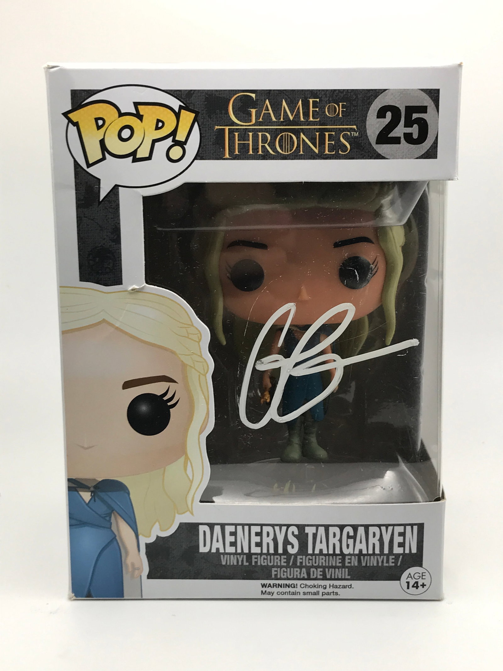 EMILIA CLARKE SIGNED GAME OF THRONES FUNKO POP - KB COA: Prices are in Canadian dollars