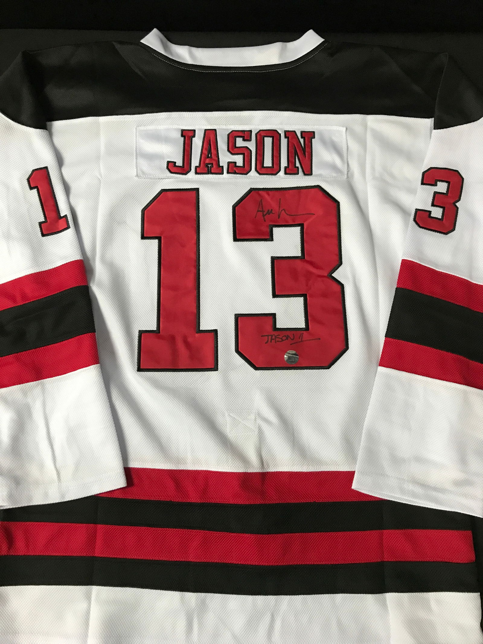 ARI LEHMAN SIGNED JASON JERSEY - KB COA (1 of 3)