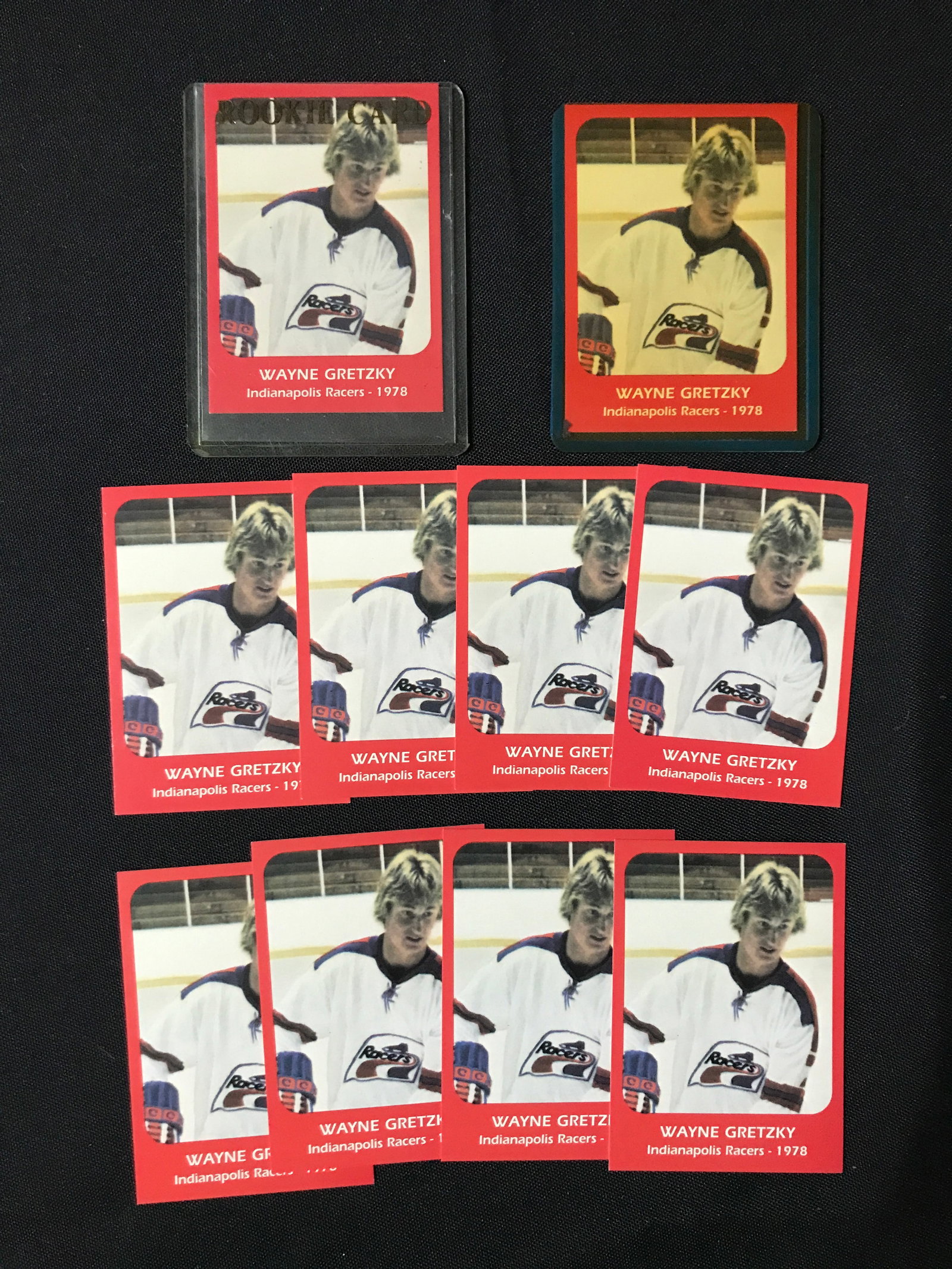 LOT OF 10 WAYNE GRETZKY TRADING CARDS: Prices are in Canadian dollars