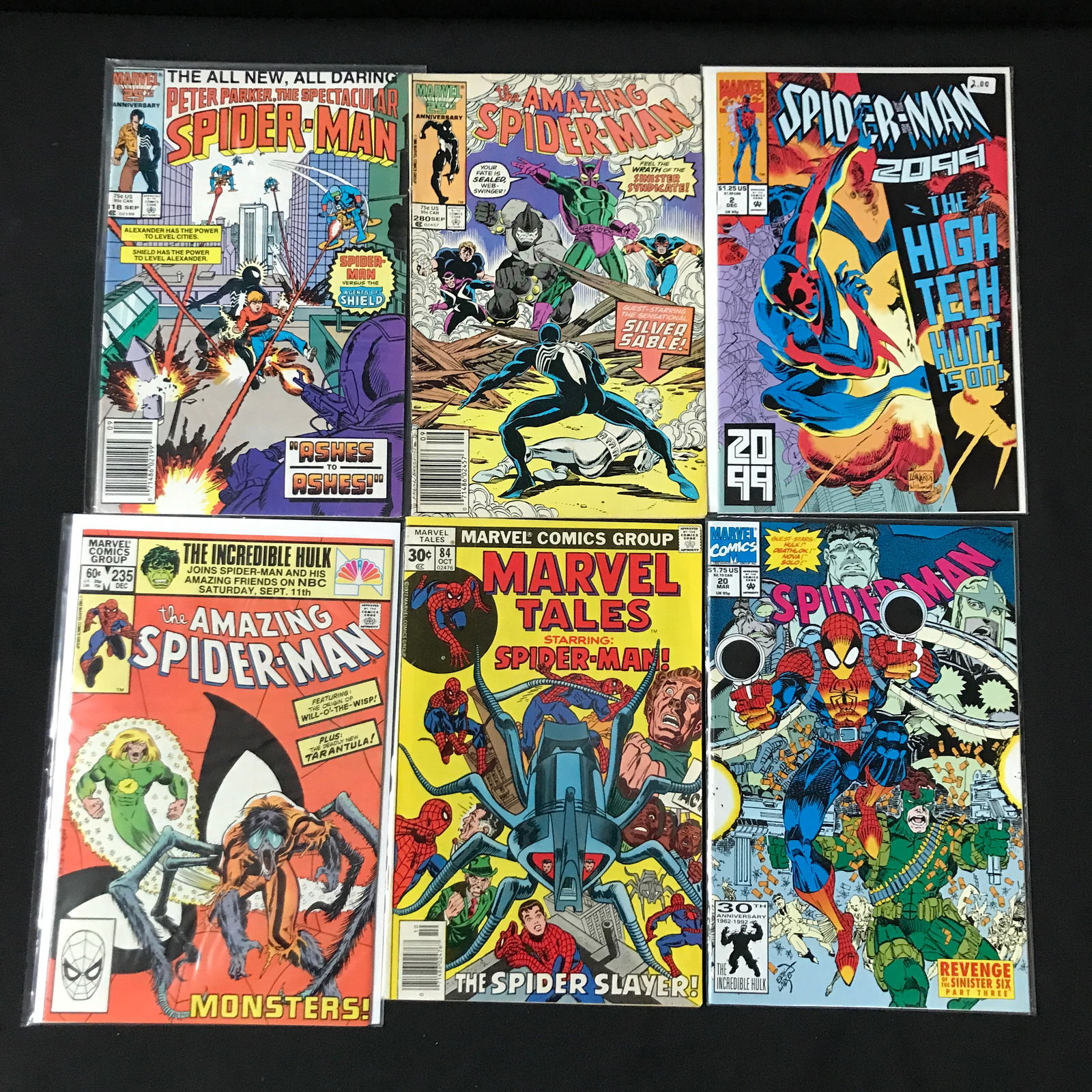 LOT OF 6 SPIDERMAN COMICS - MARVEL COMICS (1 of 1)