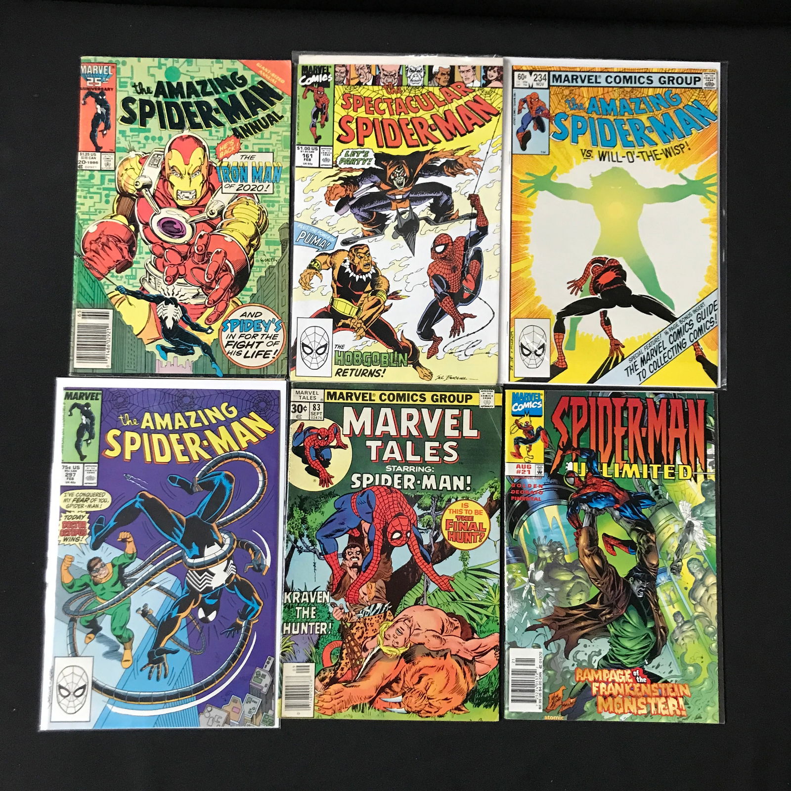 LOT OF 6 SPIDERMAN COMICS - MARVEL COMICS (1 of 1)