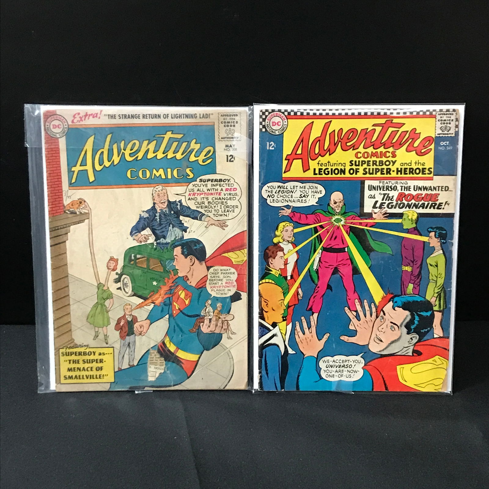LOT OF 2 ADVENTURE COMICS - DC COMICS (1 of 1)