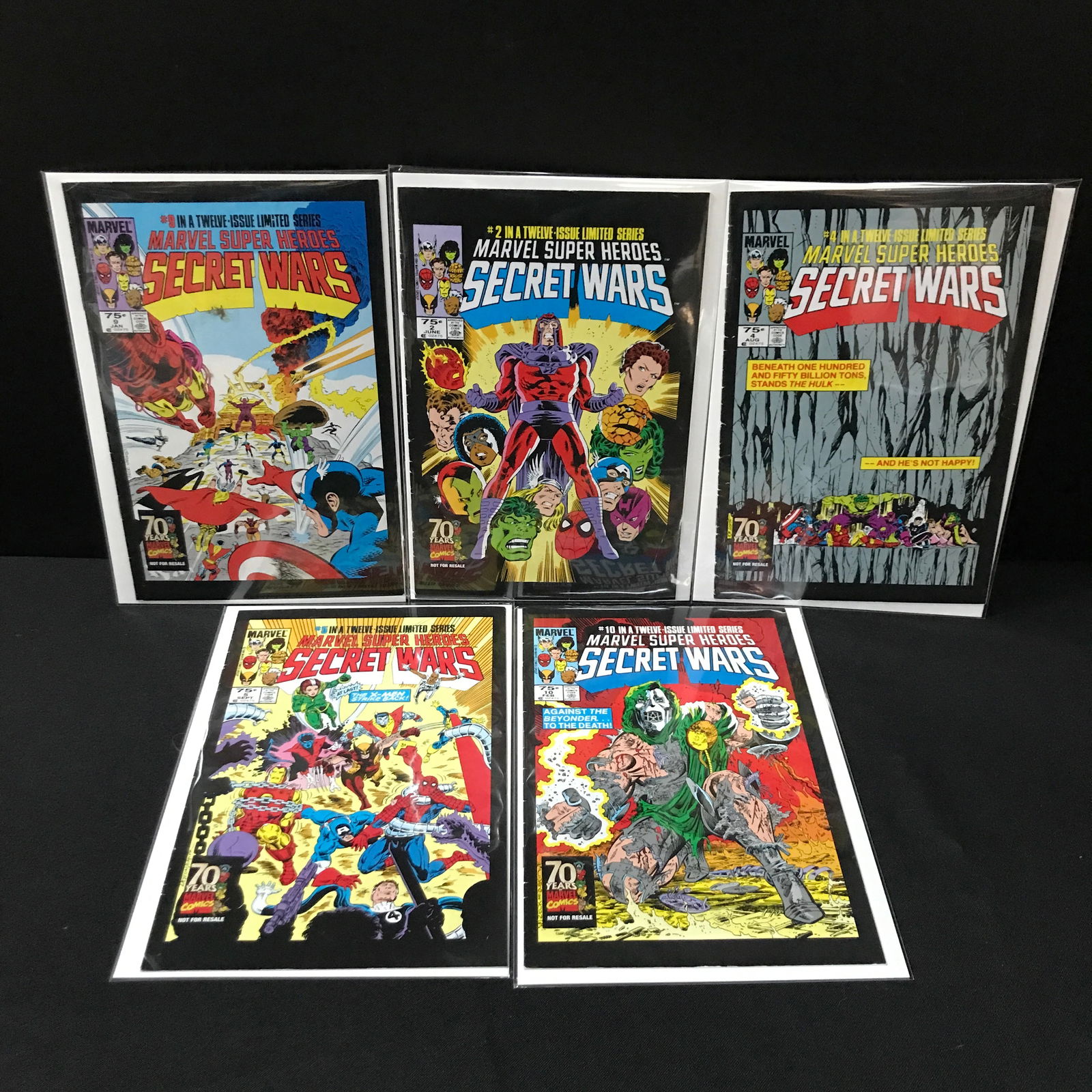 LOT OF 5 MARVEL SUPER HEROES SECRET WARS COMICS - MARVEL COMICS (1 of 1)