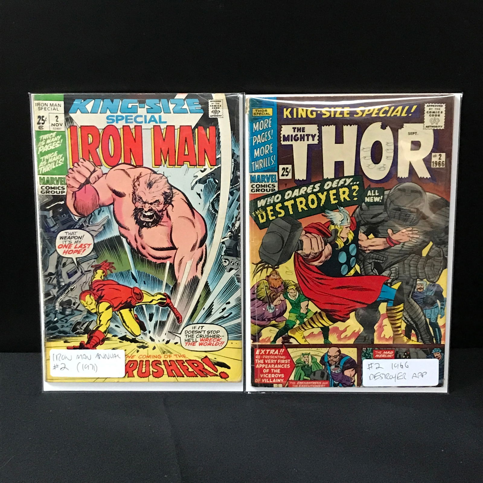 LOT OF 2 KING SIZED ANNUALS - MARVEL COMICS (1 of 1)