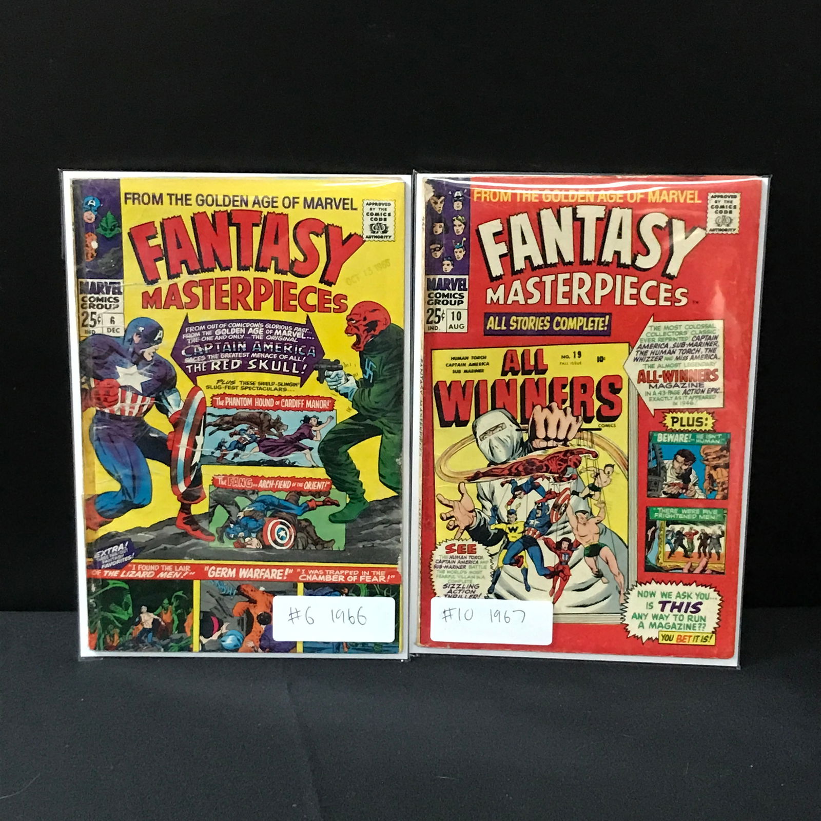 LOT OF 2 FANTASY MASTERPIECE COMICS - MARVEL COMICS (1 of 1)