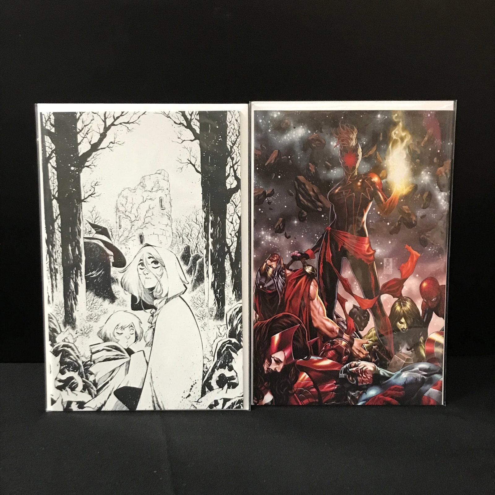 LOT OF 2 VIRGIN COVER COMICS: Prices are in Canadian dollars