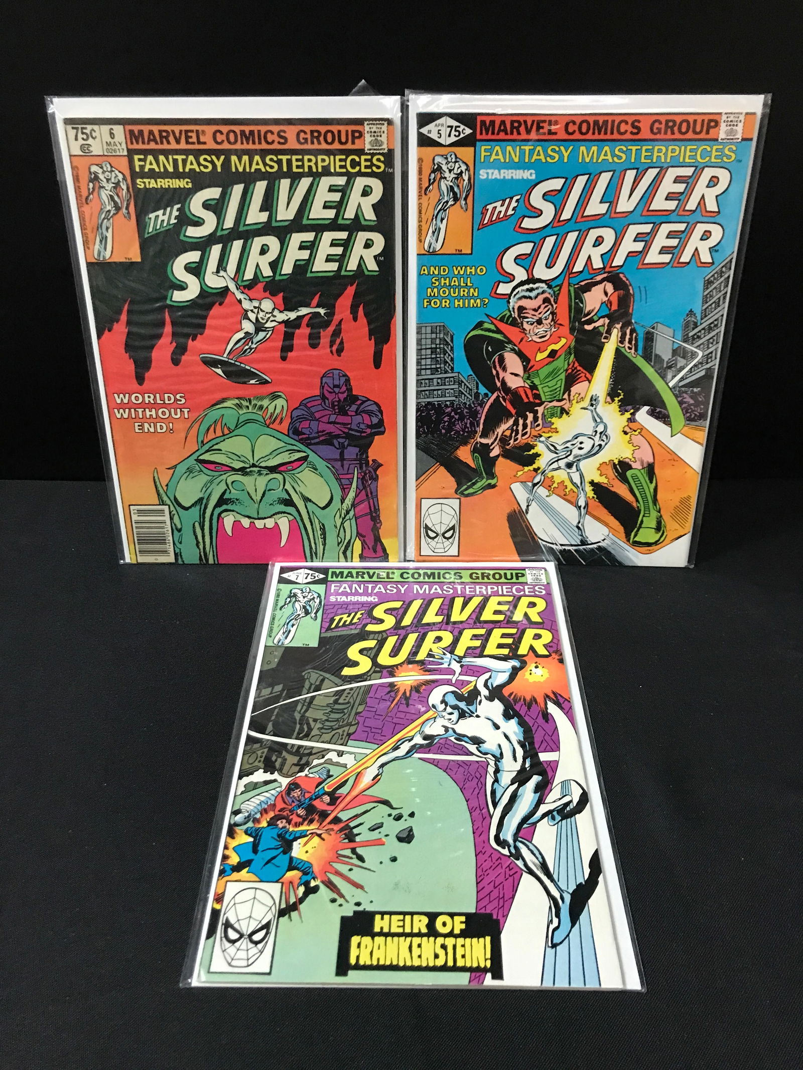 LOT OF 3 FANTASY MASTERPIECES PRESENTS COMICS - MARVEL COMICS (1 of 1)