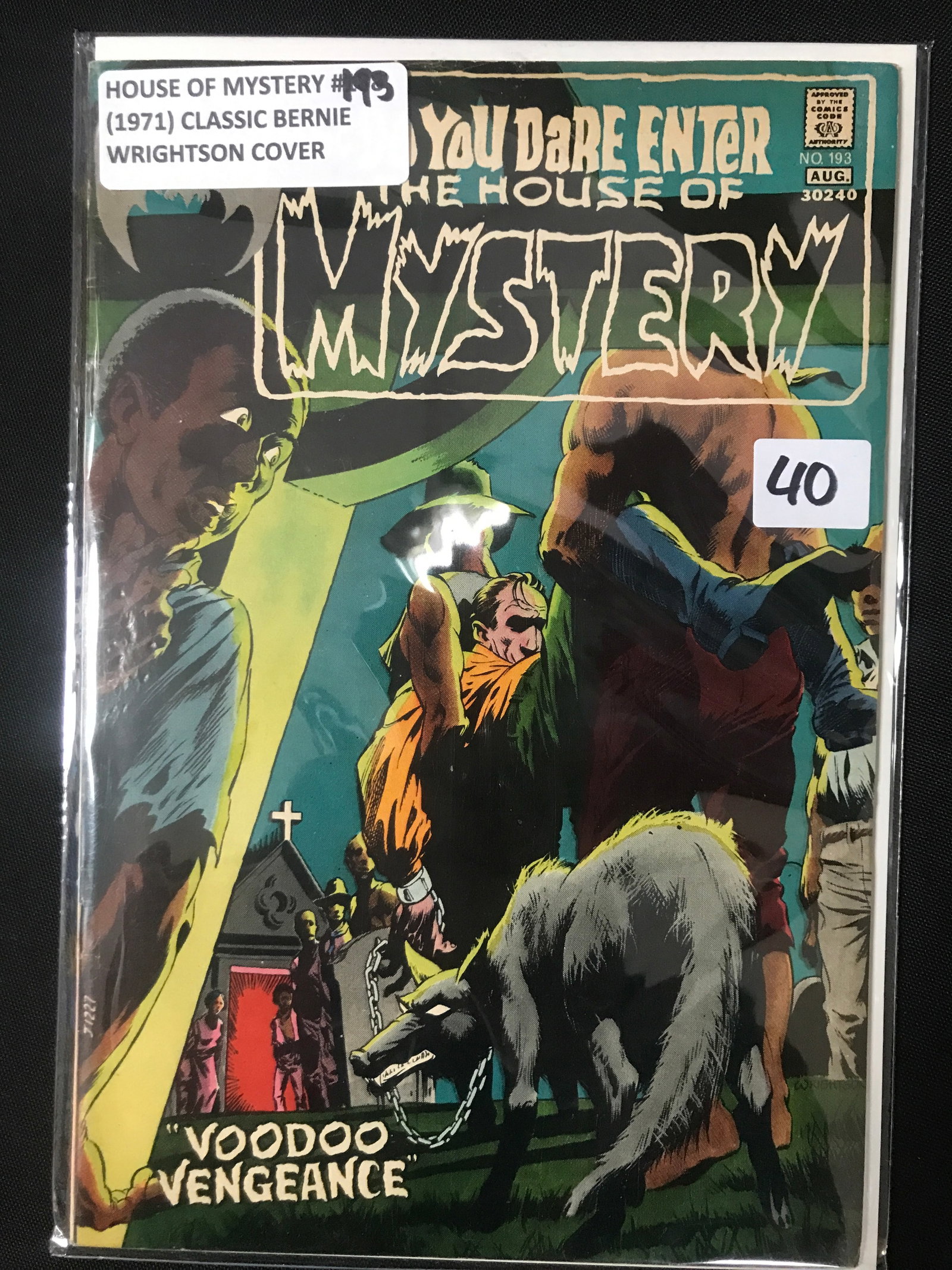 DC COMICS THE HOUSE OF MYSTERY NO.193: Prices are in Canadian Dollars