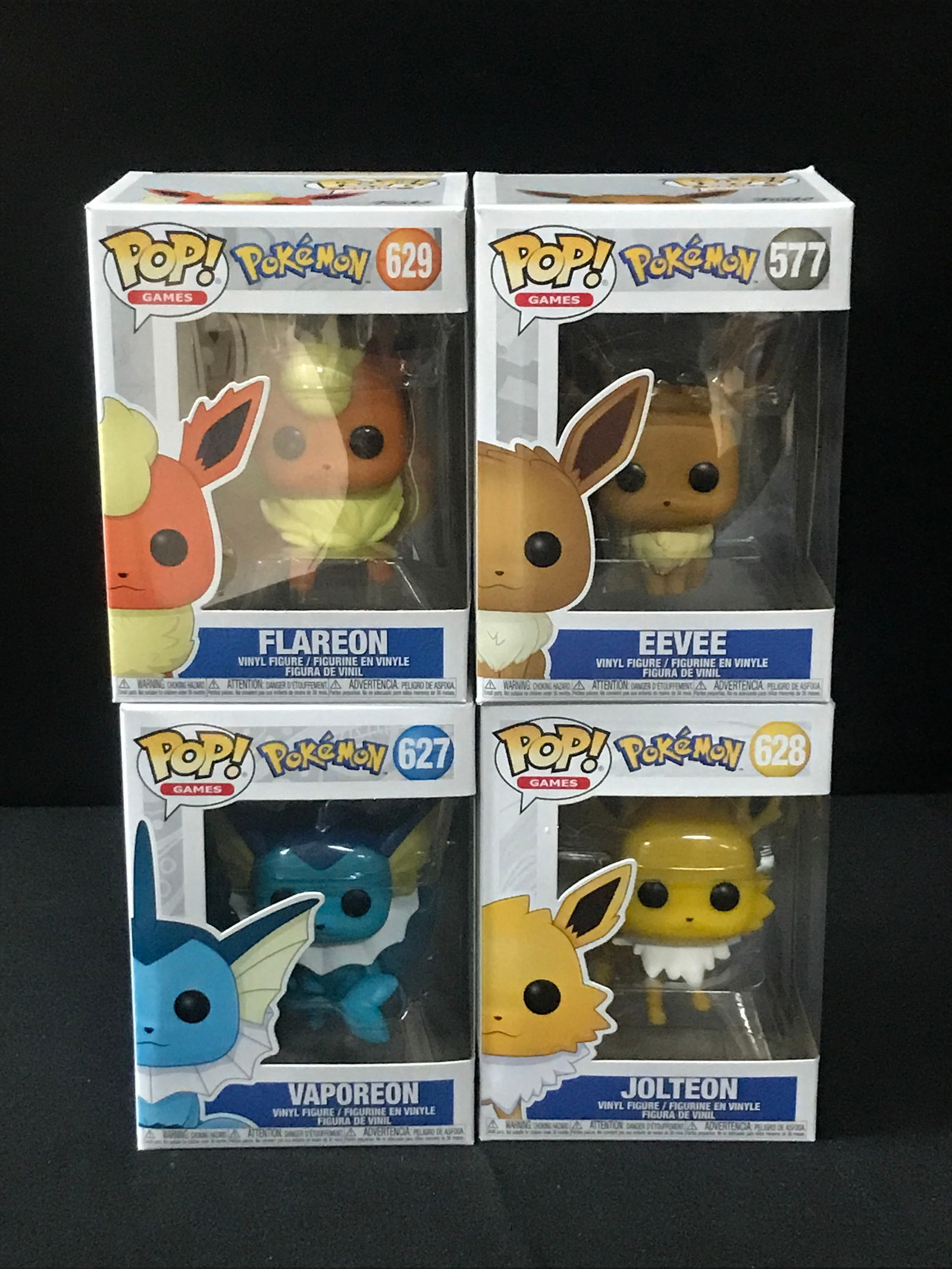 LOT OF 4 POKEMON FUNKO POPS IN ORIGINAL BOXES (1 of 1)