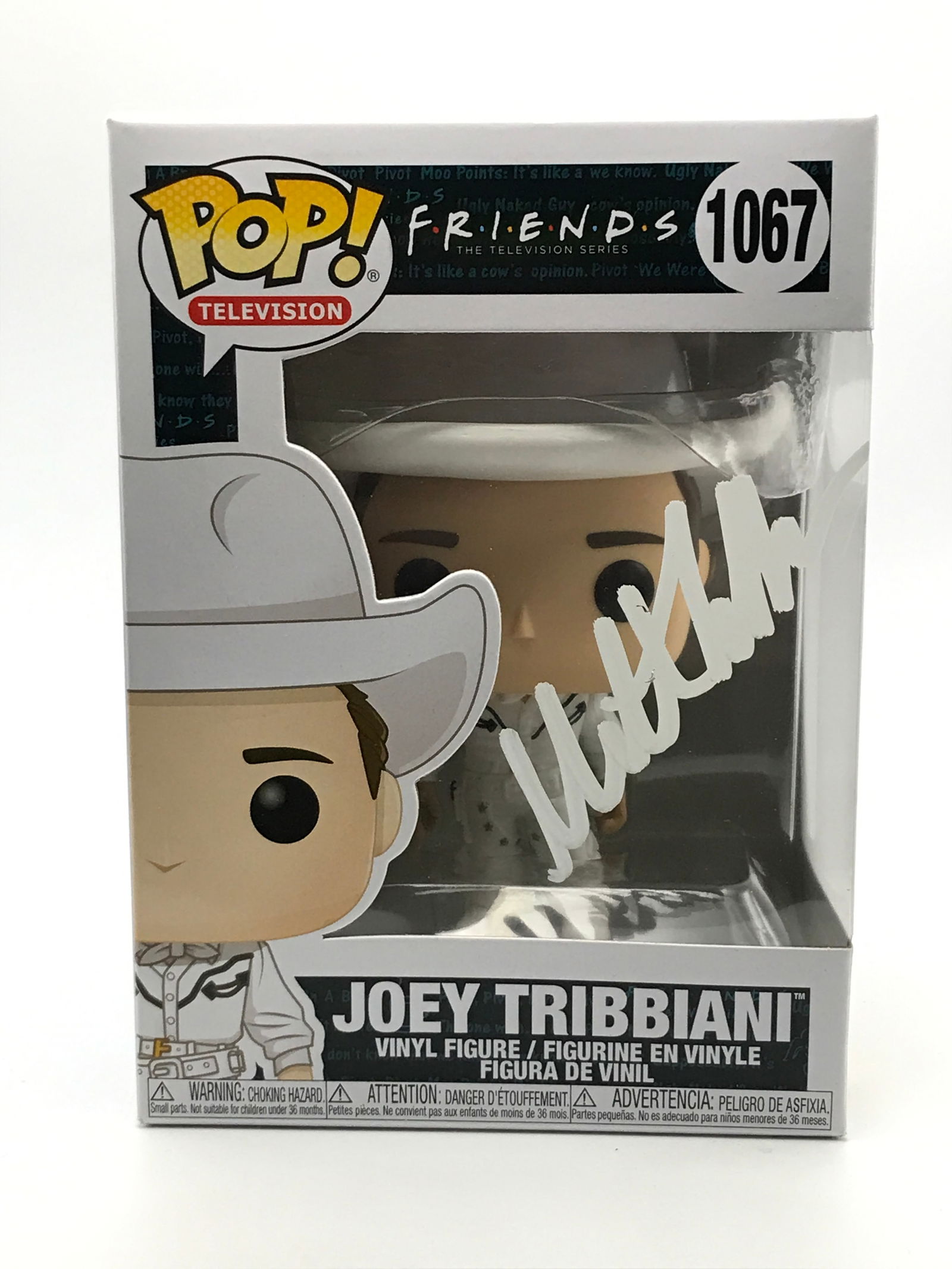MATT LE BLANC SIGNED JOEY FROM FRIENDS FUNKO POP - KB COA: Prices are in Canadian dollars