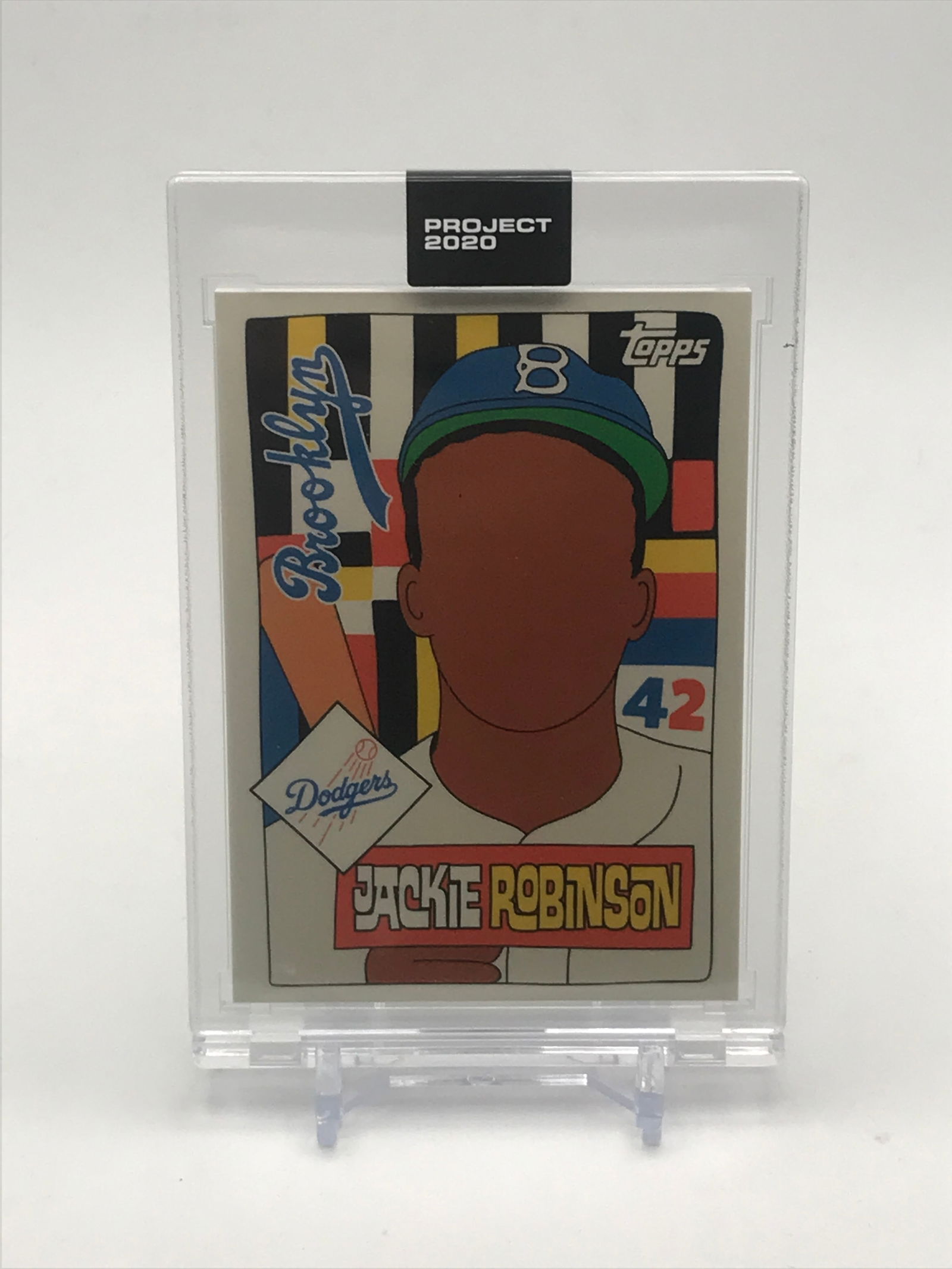 TOPPS PROJECT 2020 JACKIE ROBINSON TRADING CARD (1 of 2)