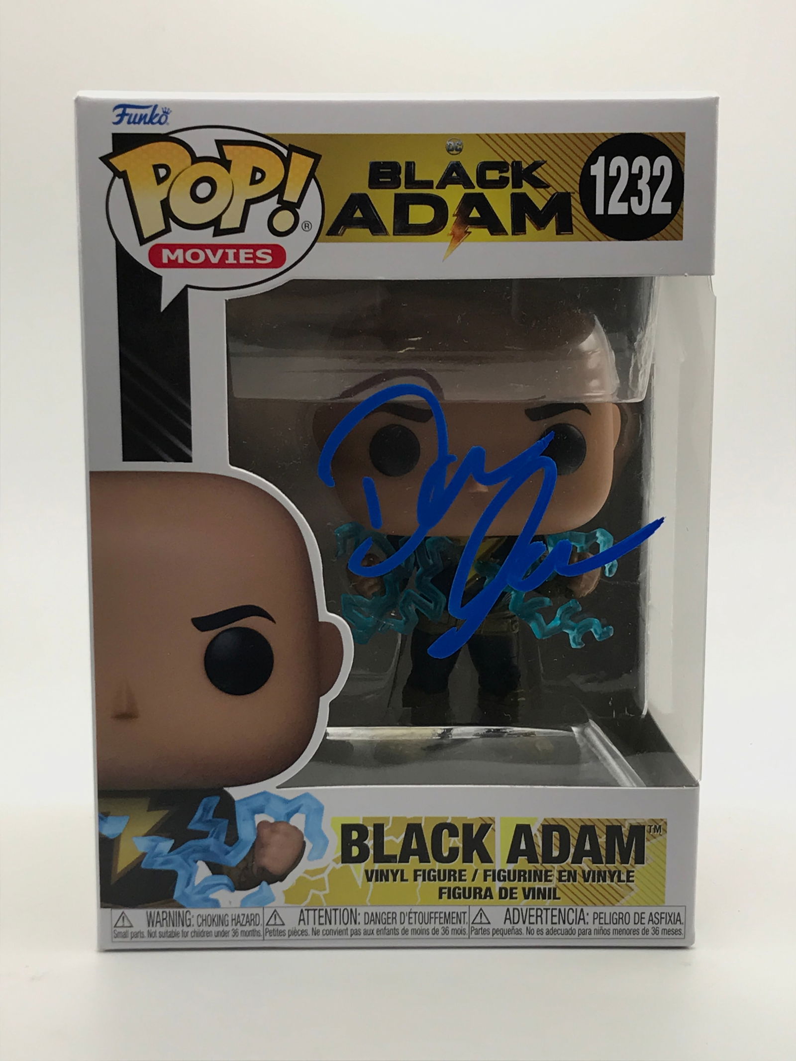 DWAYNE THE ROCK JOHNSON SIGNED BLACK ADAM FUNKO POP - KB COA (1 of 2)