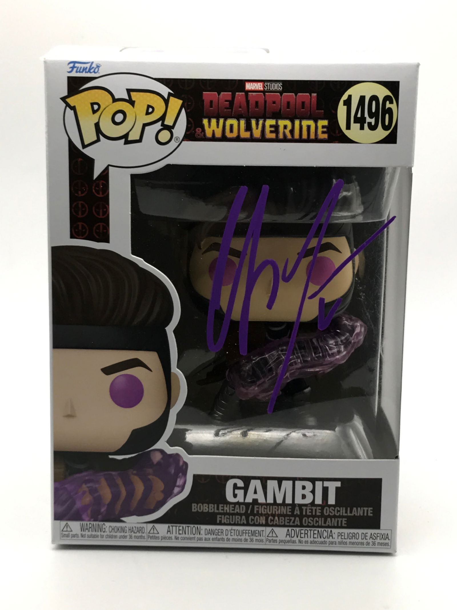 CHANNING TATUM SIGNED GAMBIT FUNKO POP - KB COA: Prices are in Canadian dollars