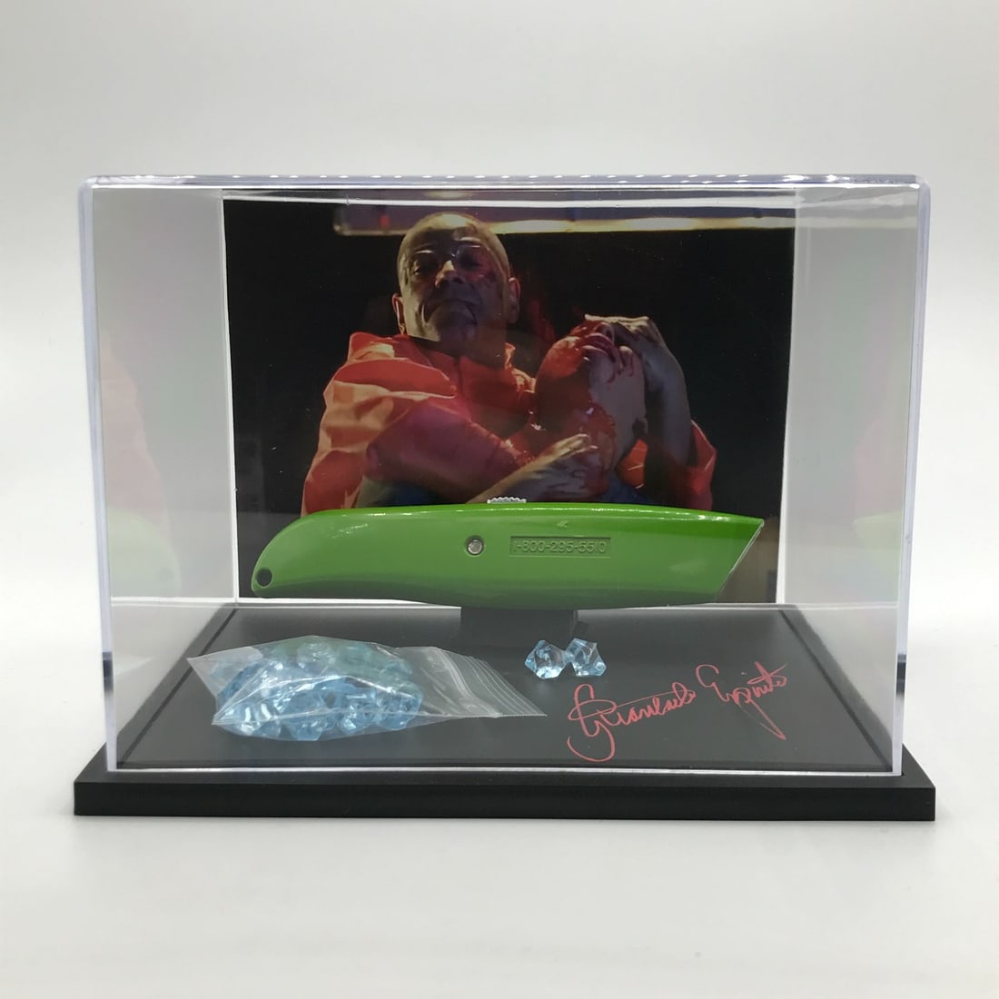 GIANCARLO ESPOSITO SIGNED BREAKING BAD PRESENTATION PIECE - WWOC COA (1 of 3)