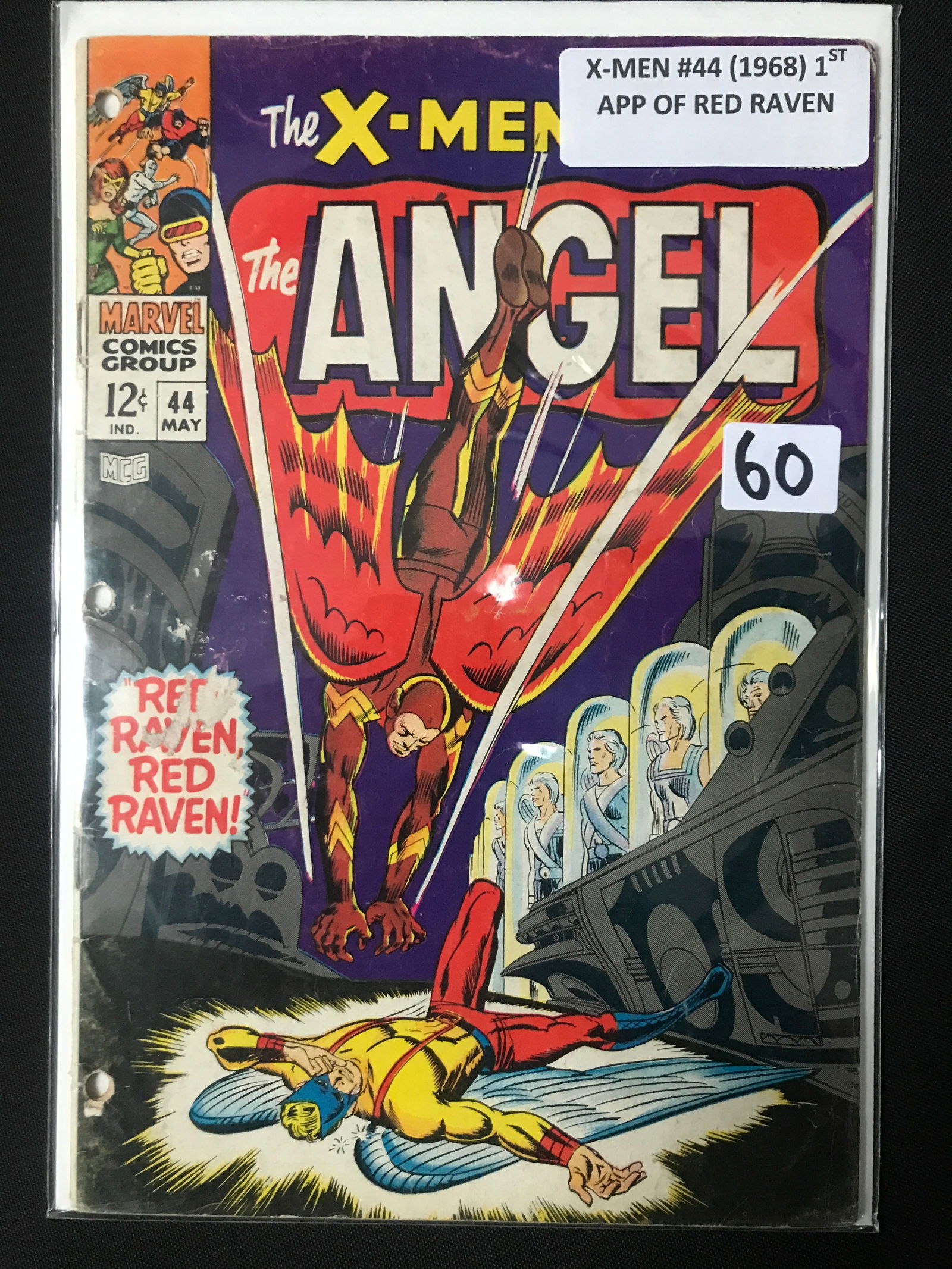 X-MEN #44 (1968) 1ST APPEARANCE OF RED RAVEN - MARVEL COMICS (1 of 1)