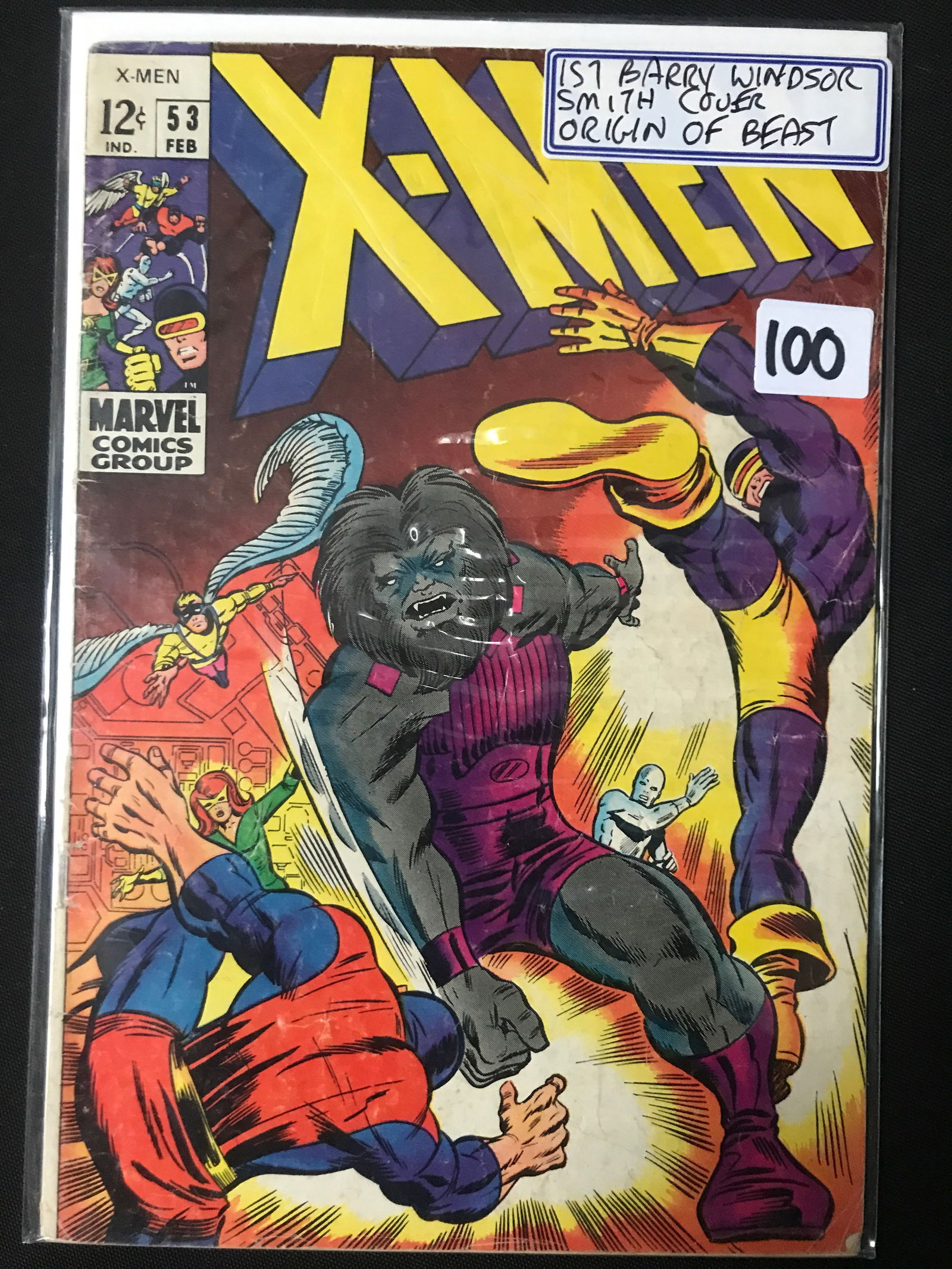 X-MEN #53 ORIGIN OF THE BEAST - MARVEL COMICS (1 of 1)