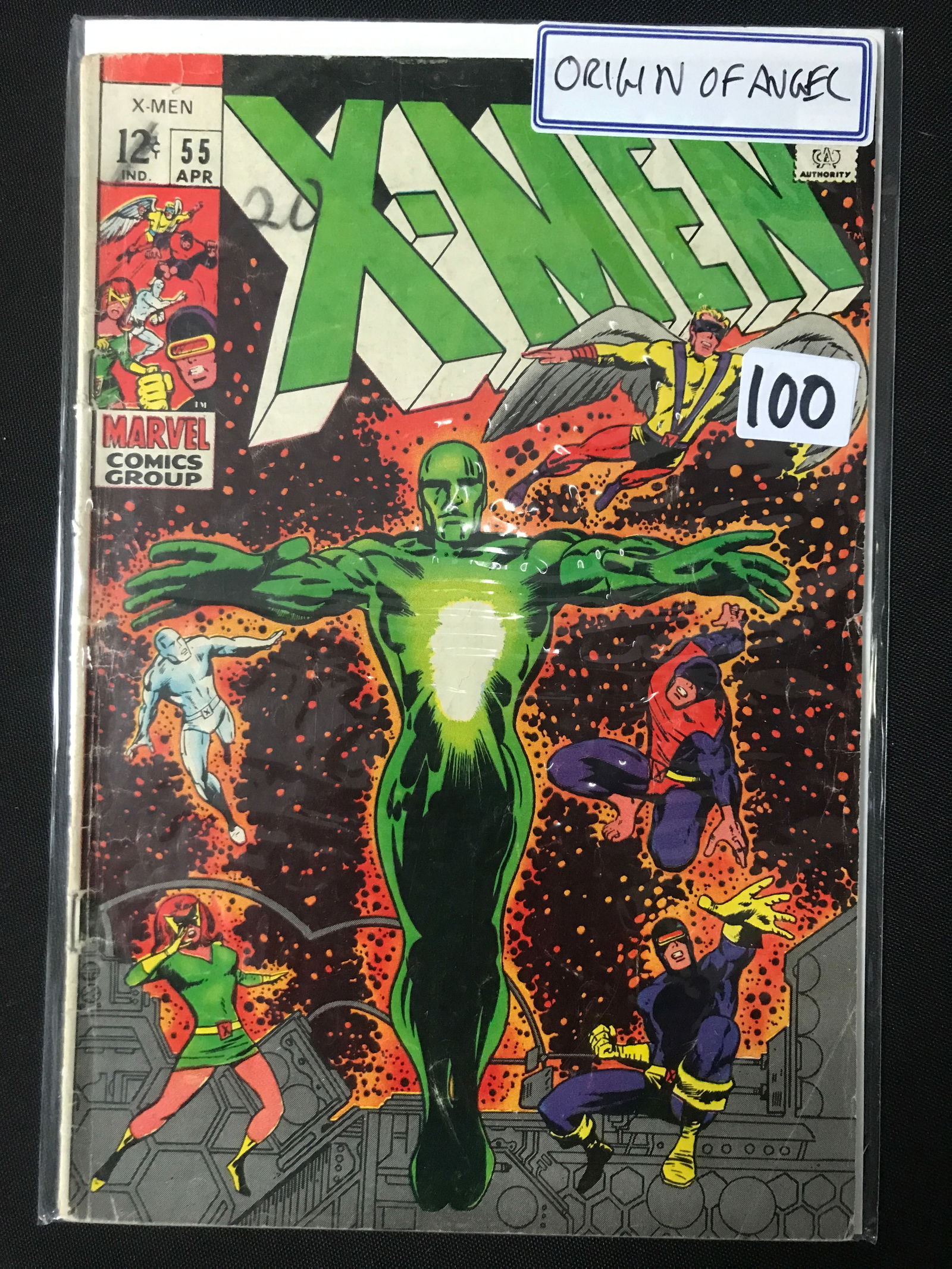 X-MEN #55 ORIGIN OF ANGEL - MARVEL COMICS (1 of 1)