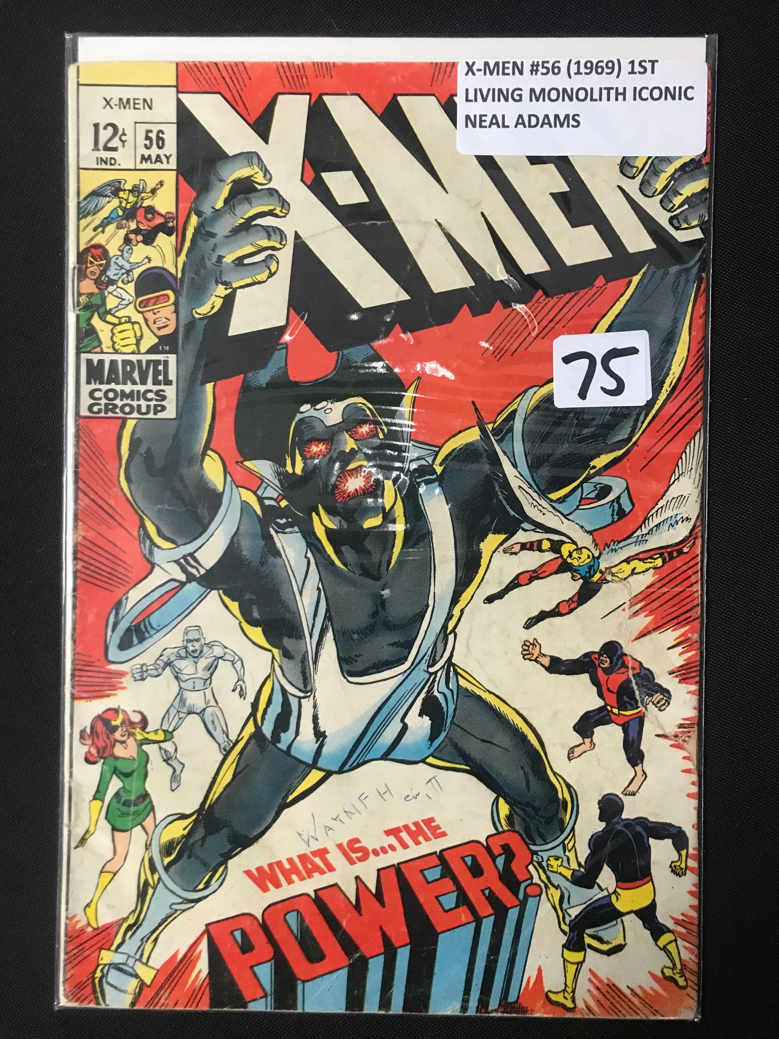 X-MEN #56 (1969) 1ST APPERANCE OF LIVING MONOLITH - MARVEL COMICS (1 of 1)