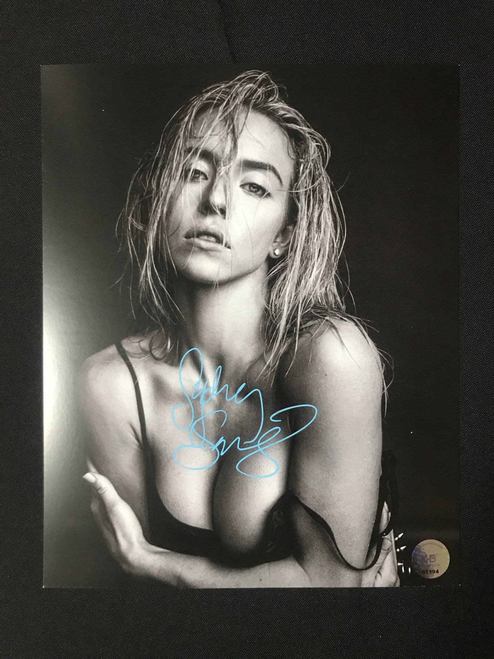 SYDNEY SWEENEY SIGNED 8X10 - KB COA: Prices are in Canadian dollars