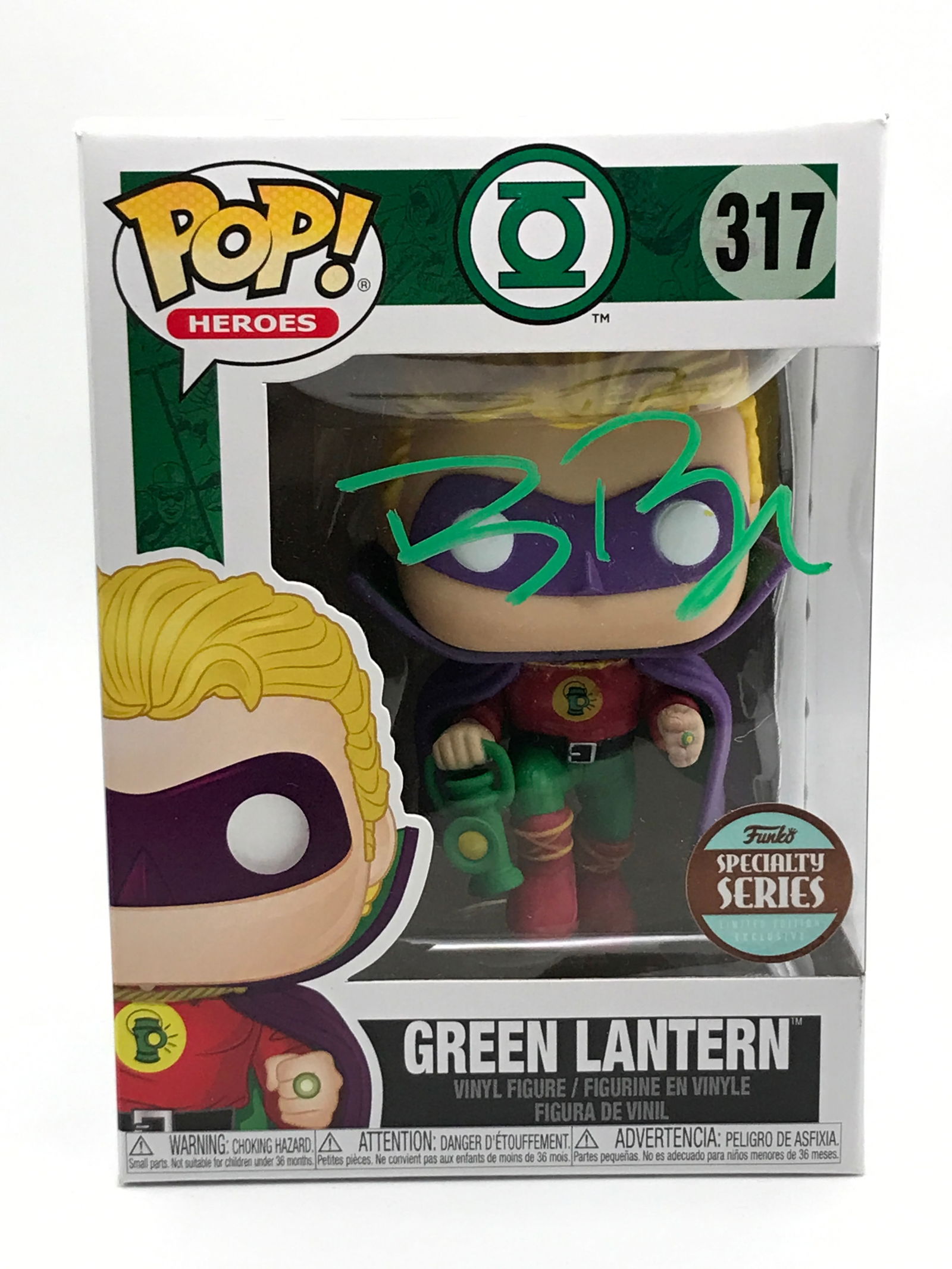 RYAN REYNOLD SIGNED GREEN LANTERN FUNKO POP - KB COA (1 of 2)