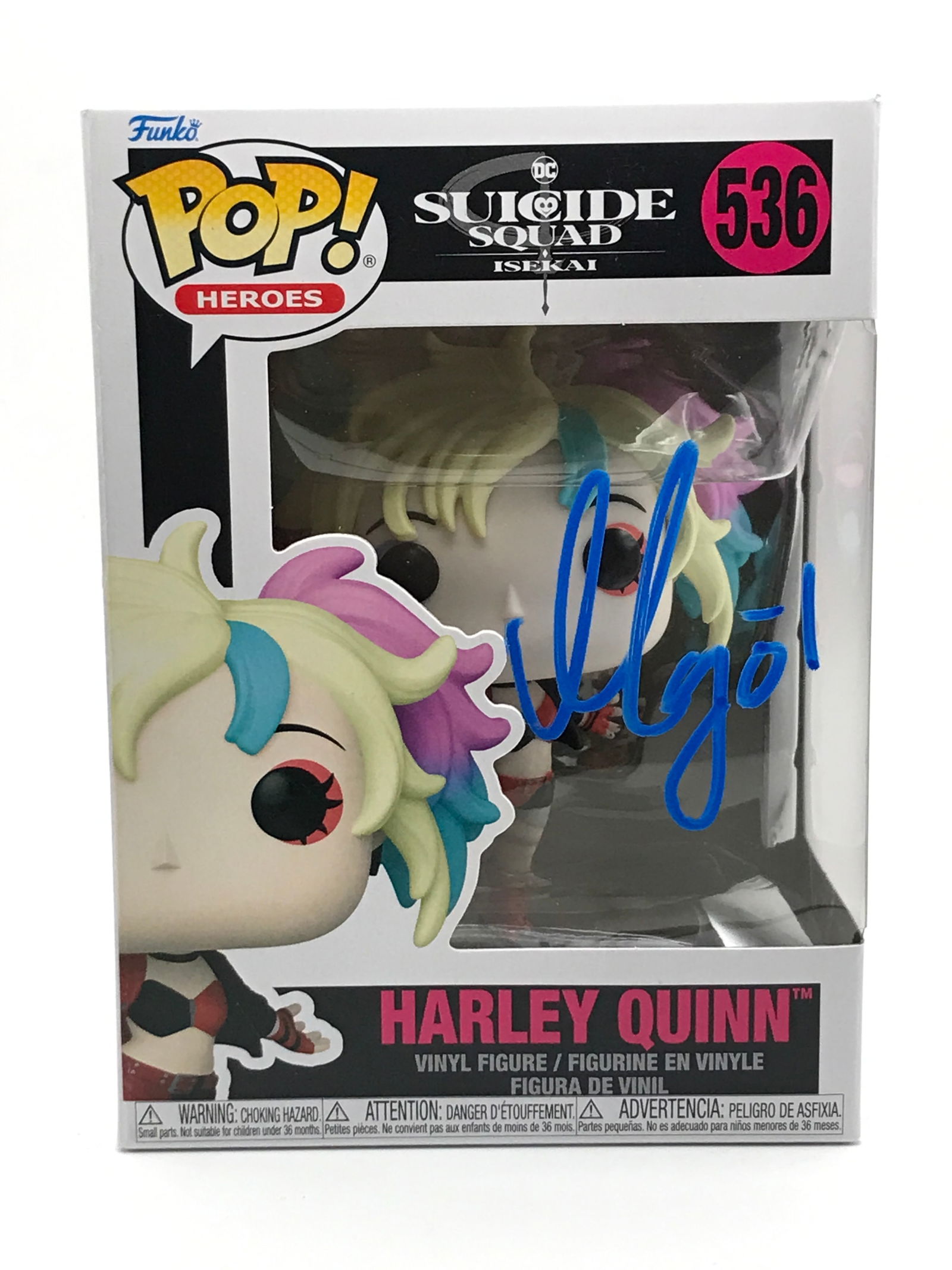 MARGOT ROBBIE SIGNED HARLEY QUINN FUNKO POP - KB COA: Prices are in Canadian dollars