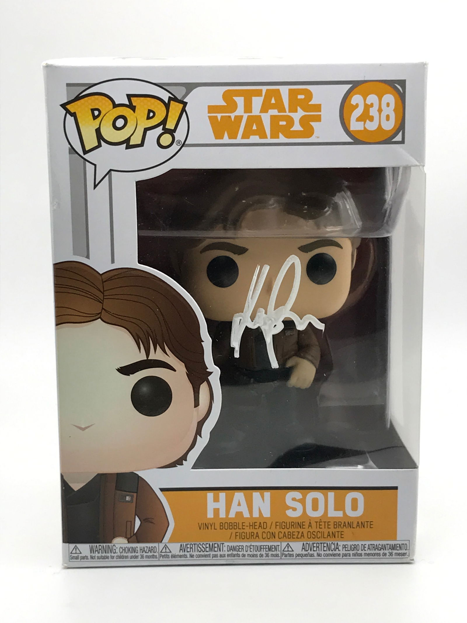 HARRISON FORD SIGNED HAN SOLO FUNKO POP - KB COA (1 of 2)