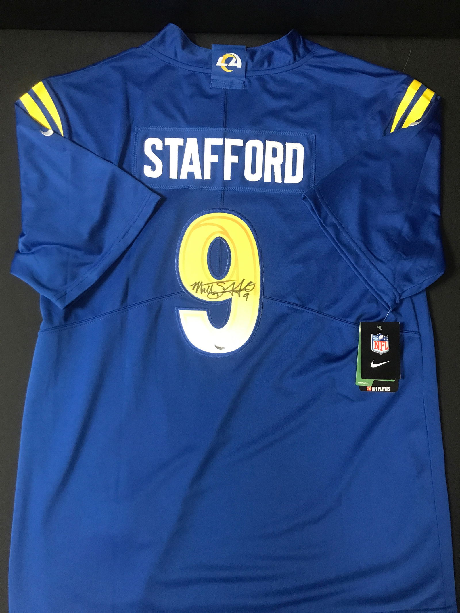 MATTHEW STAFFORD SIGNED Los Angeles RAMS JERSEY - ACE COA (1 of 3)