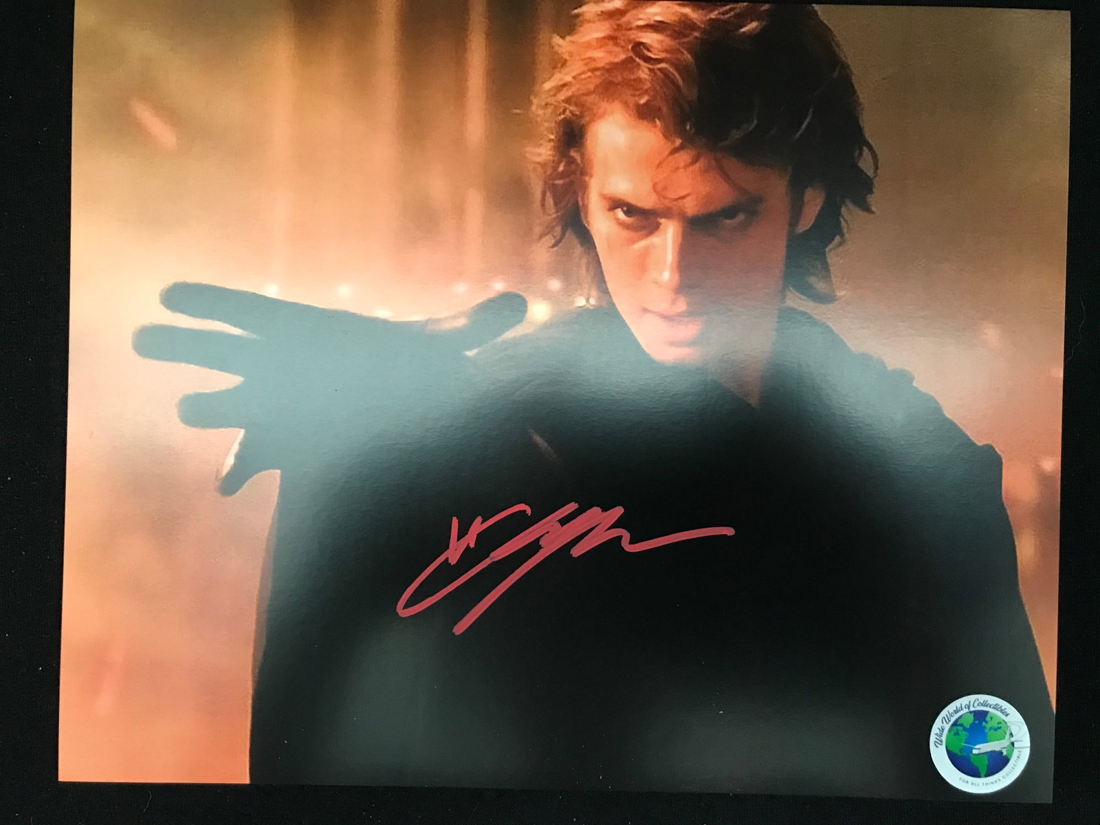 HAYDEN CHRISTENSEN SIGNED DARTH VADER 8X10 - WWOC COA: Prices are in Canadian dollars
