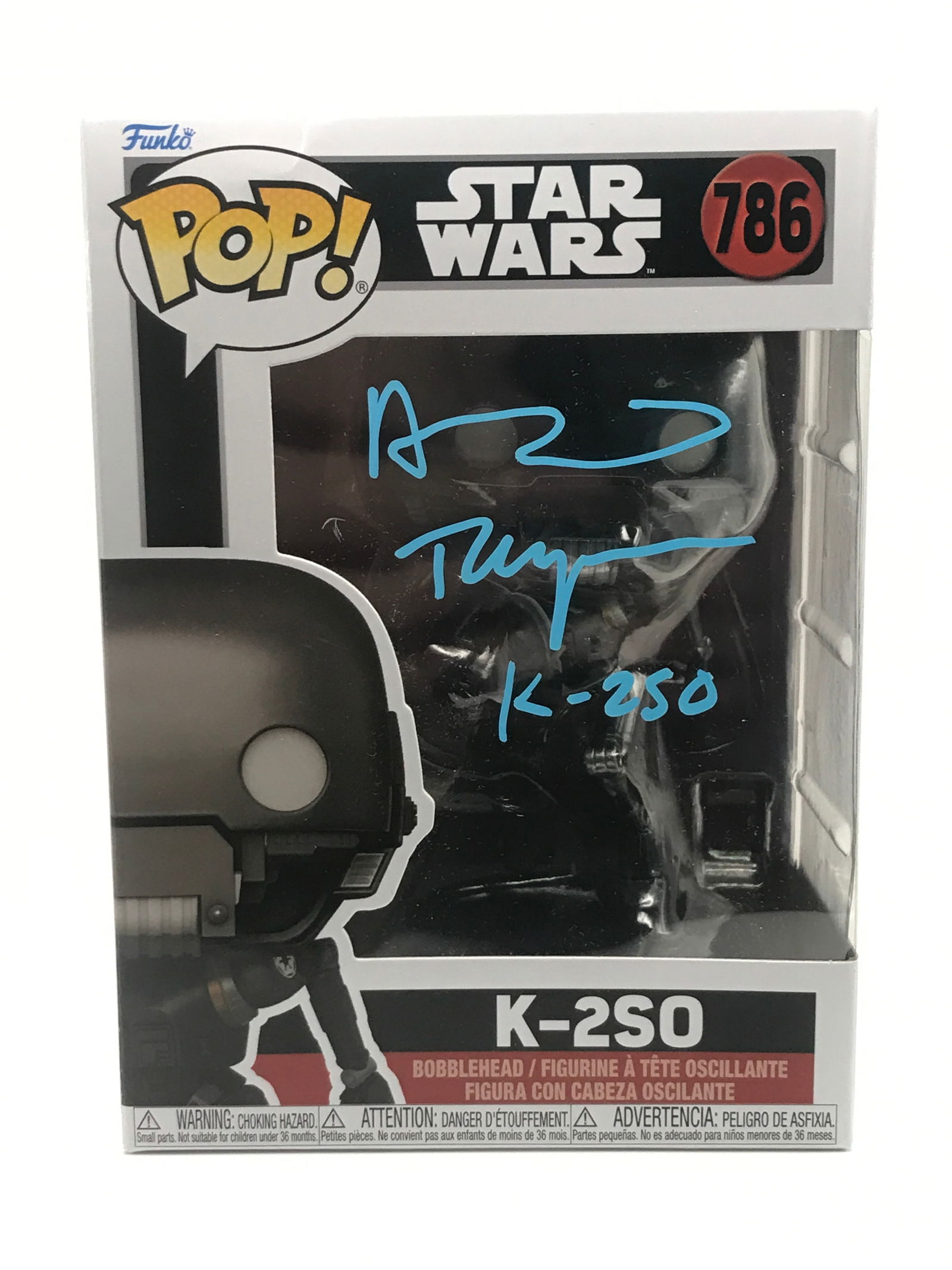 ALAN TUDYK SIGNED AND INSCRIBED K2S0 FUNKO POP - WWOC COA: Prices are in Canadian dollars
