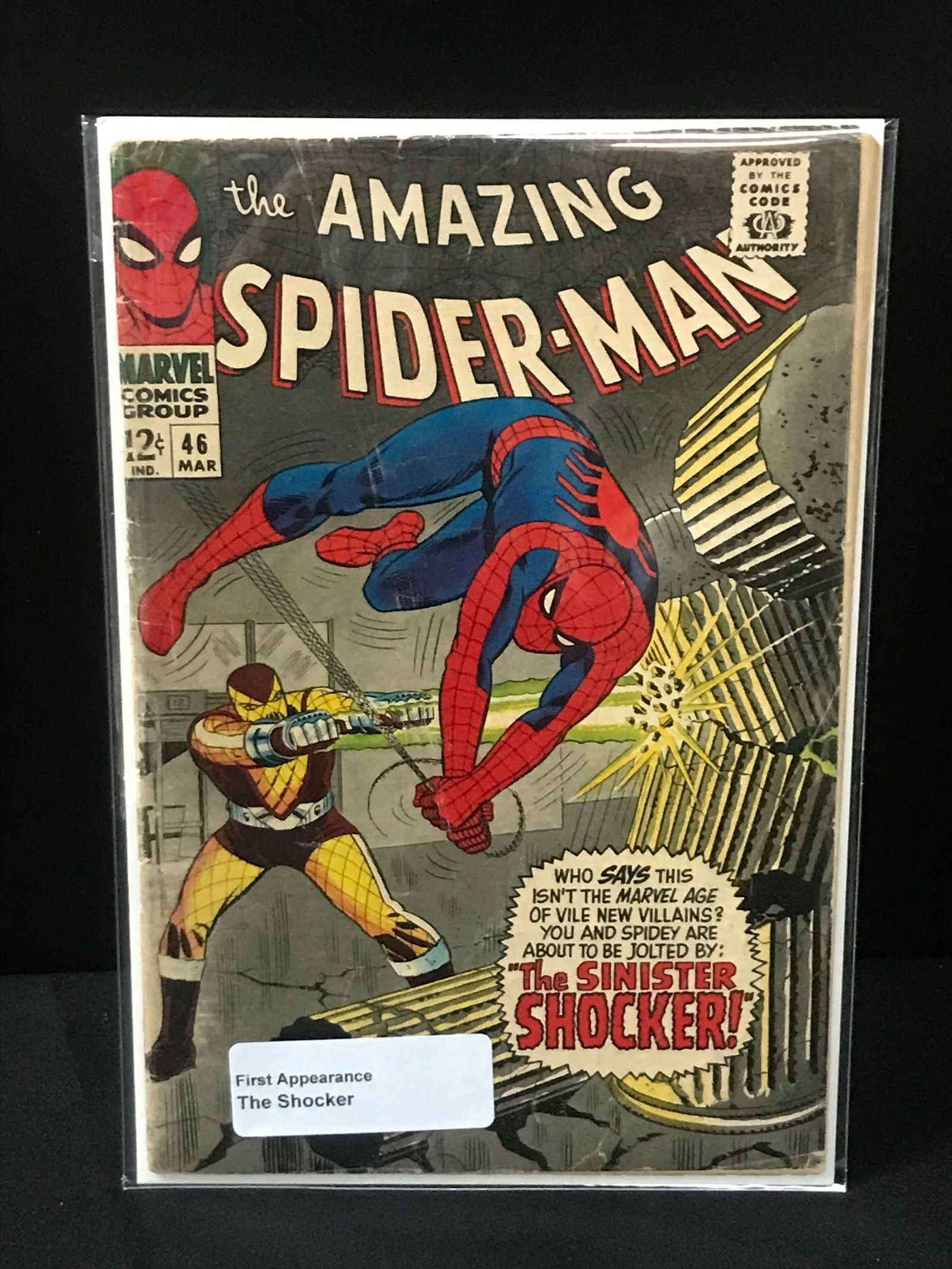 THE AMAZING SPIDERMAN #46 1ST APPEARANCE THE SHOCKER - MARVEL COMICS (1 of 1)
